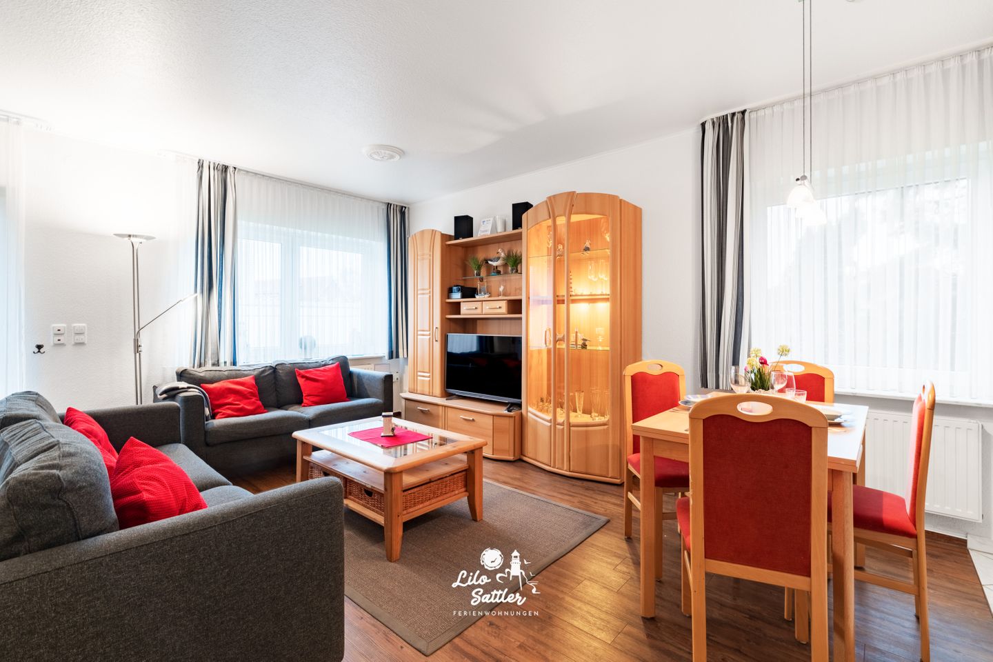 Ferienwohnung Mole Wohnzimmer