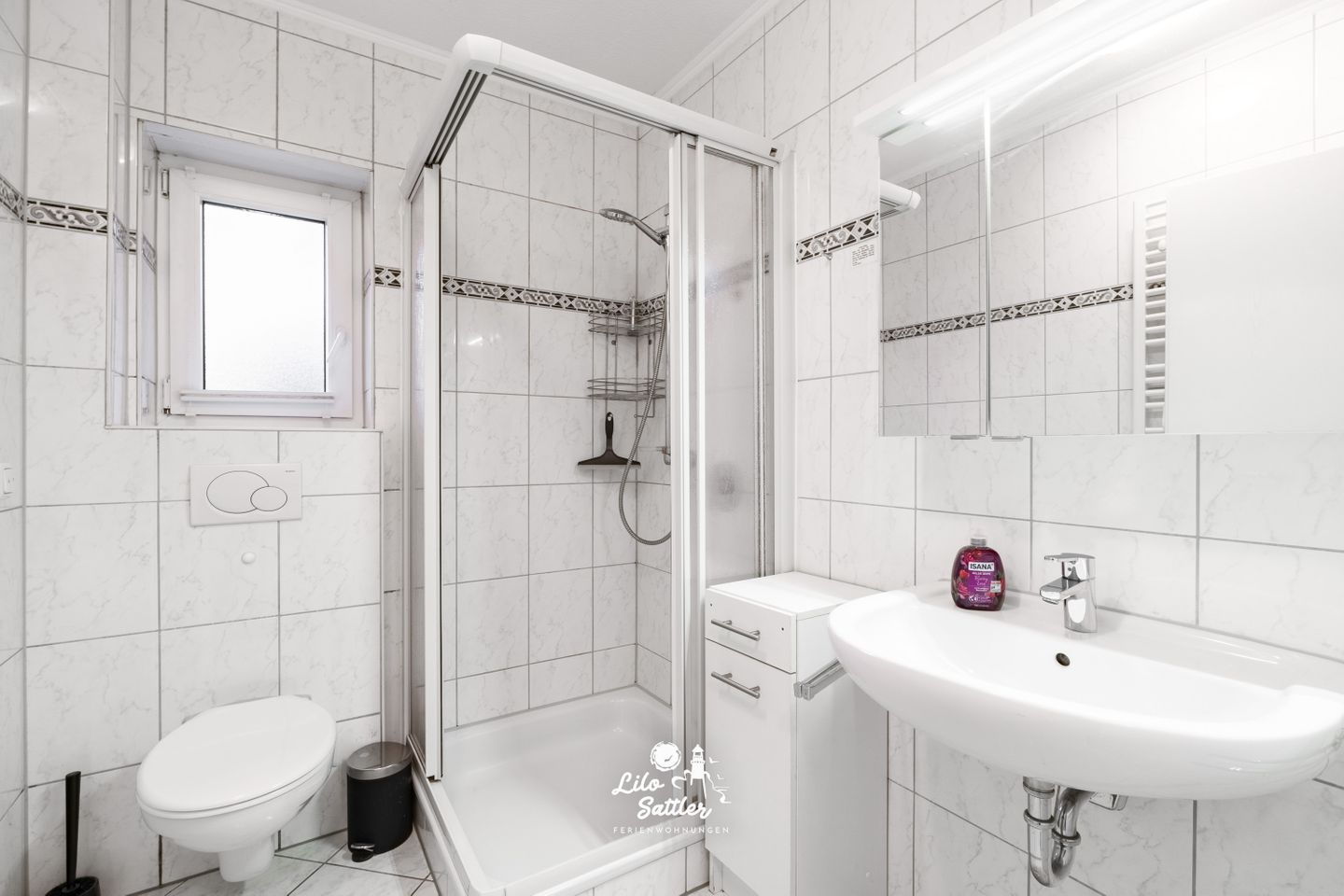 Ferienwohnung Mole Badezimmer