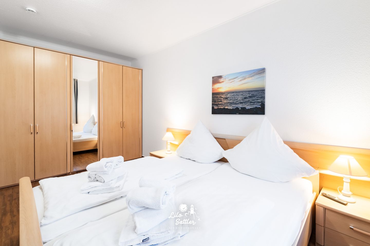 Ferienwohnung Mole Schlafzimmer