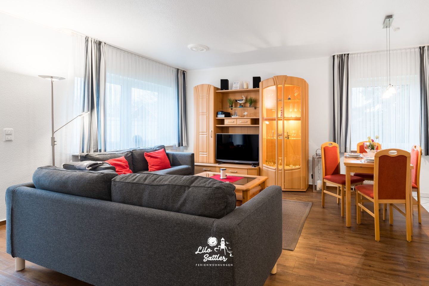 Ferienwohnung Mole Wohnzimmer