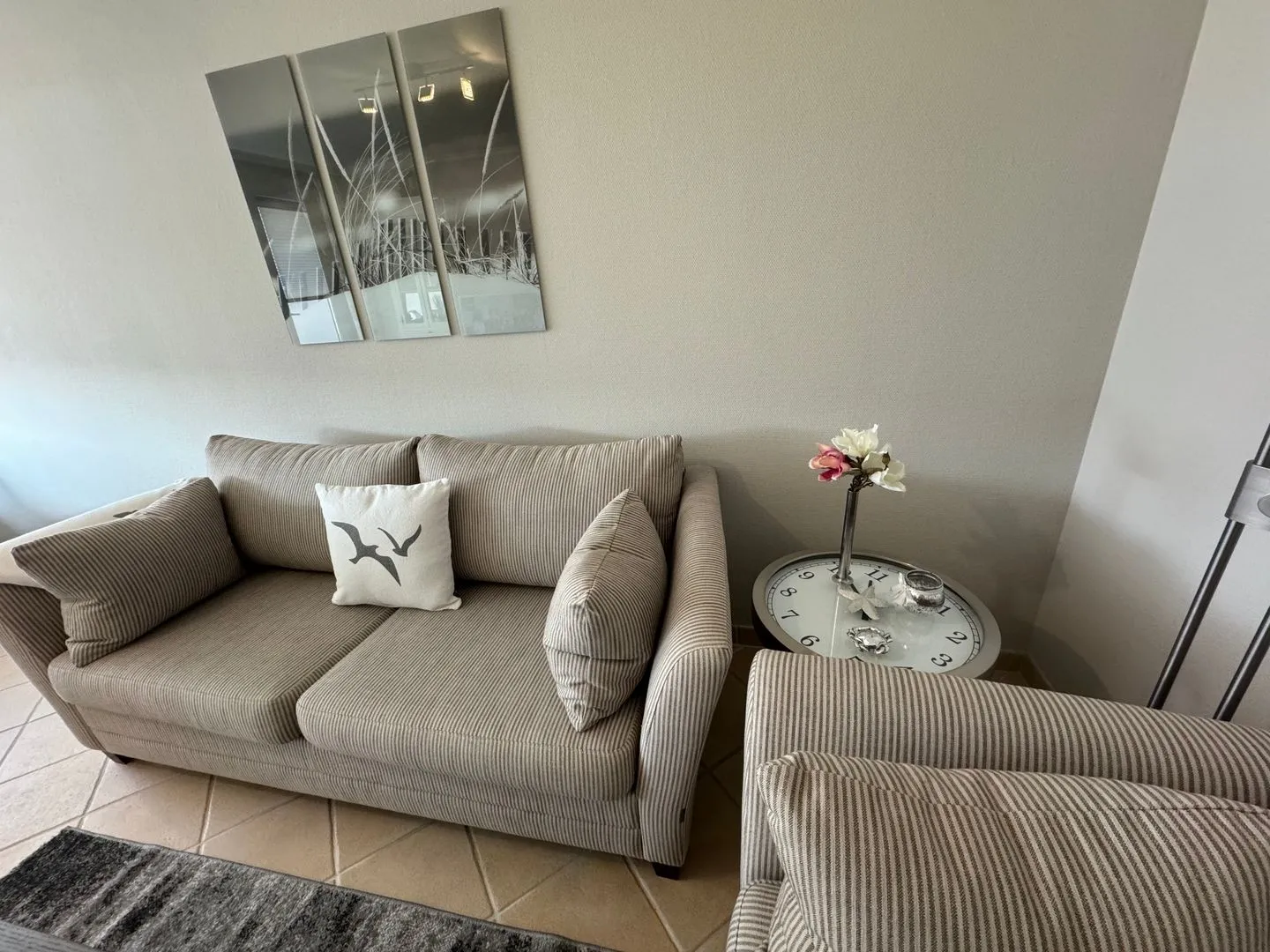 Ferienwohnung im Haus Strandstr.22 Strandläufer- App. 51 Westerland - Wohnbereich