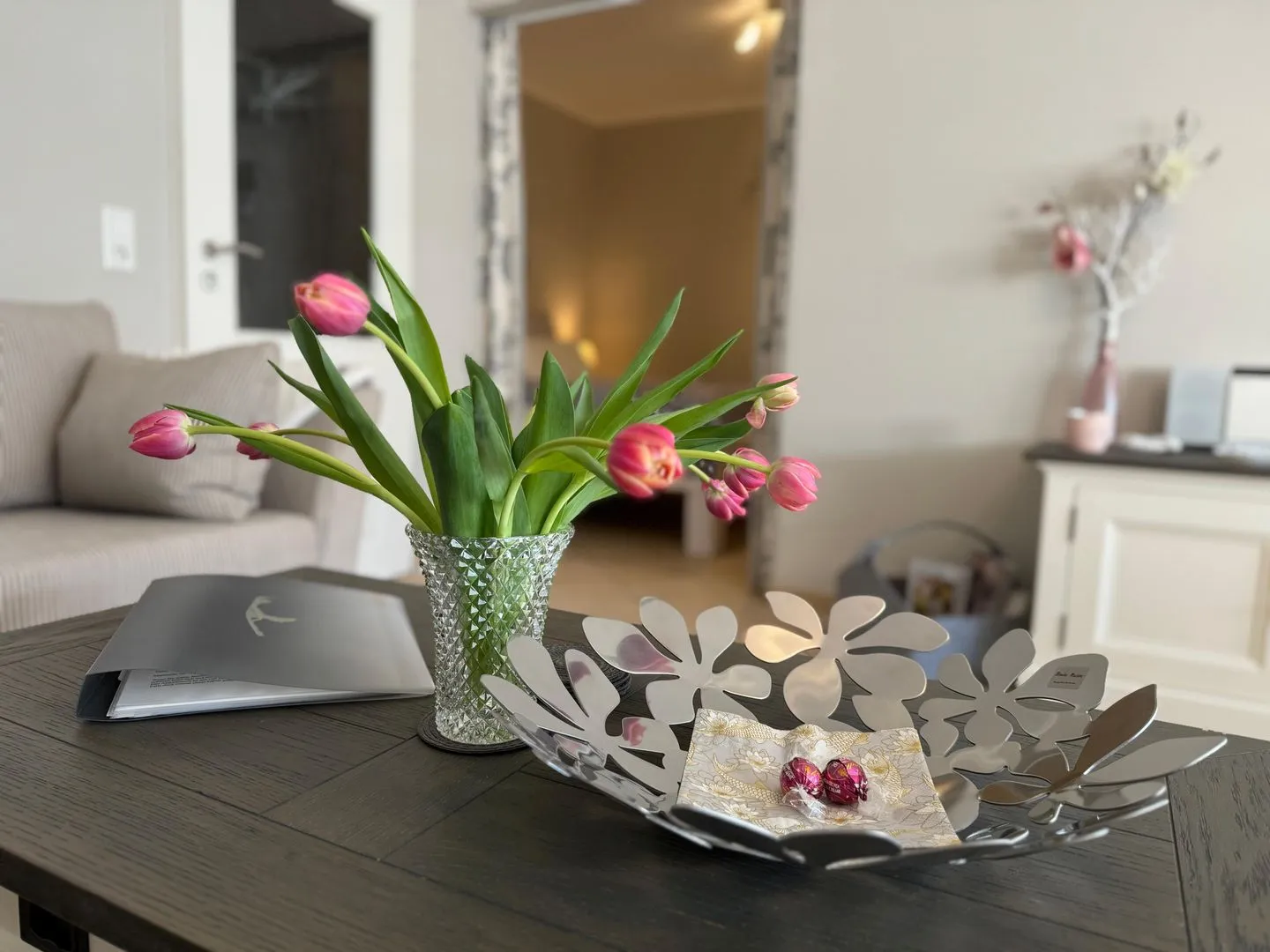 Ferienwohnung im Haus Strandstr.22 Strandläufer- App. 51 Westerland - Wohnzimmer
