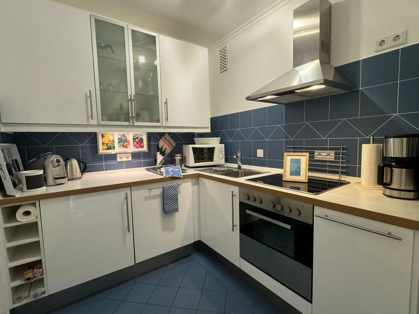 Ferienwohnung im Haus Strandstr.22 Strandläufer- App. 51 Westerland - Küche / Küchenzeile