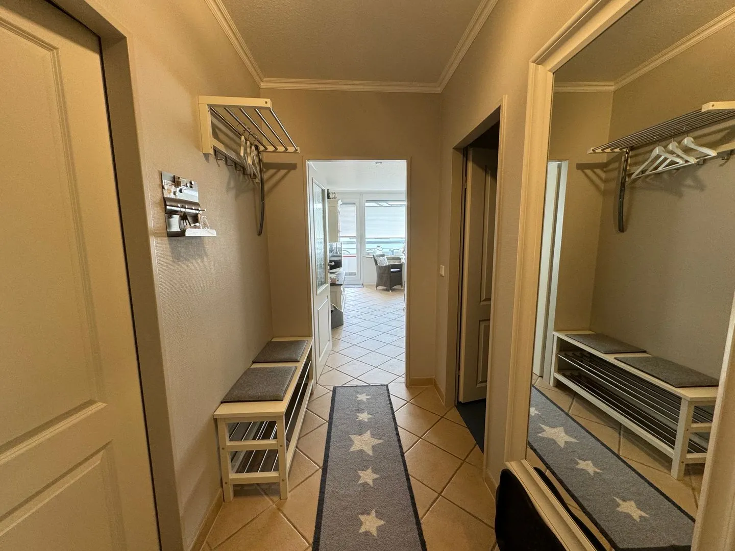 Ferienwohnung im Haus Strandstr.22 Strandläufer- App. 51 Westerland - Fassade / Eingang
