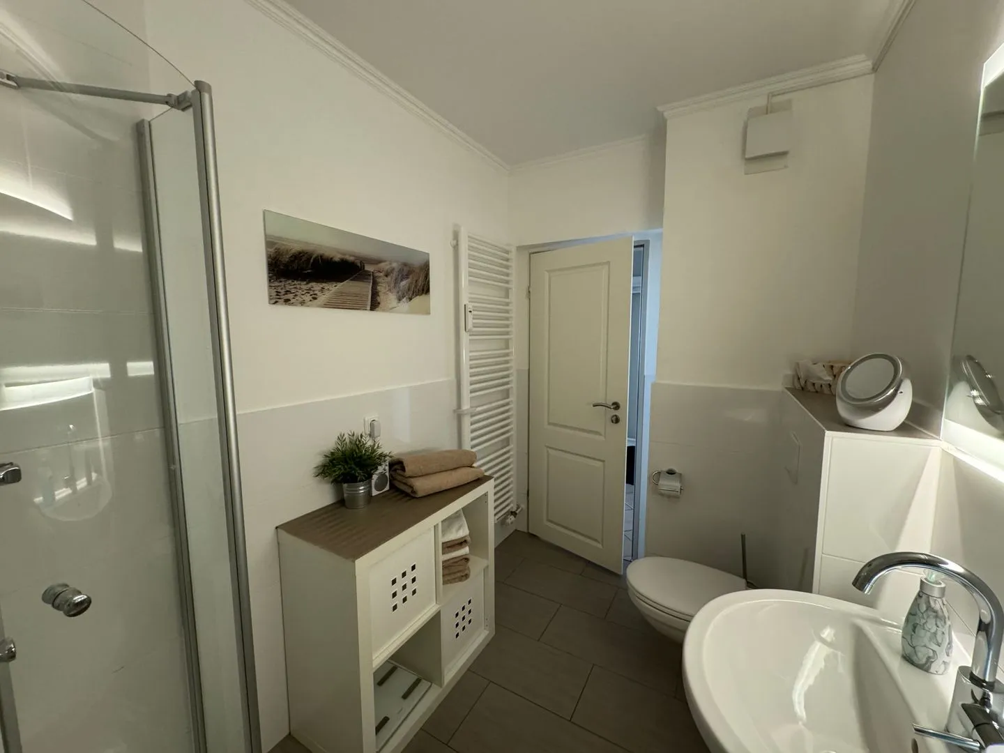 Ferienwohnung im Haus Strandstr.22 Strandläufer- App. 51 Westerland - Badezimmer