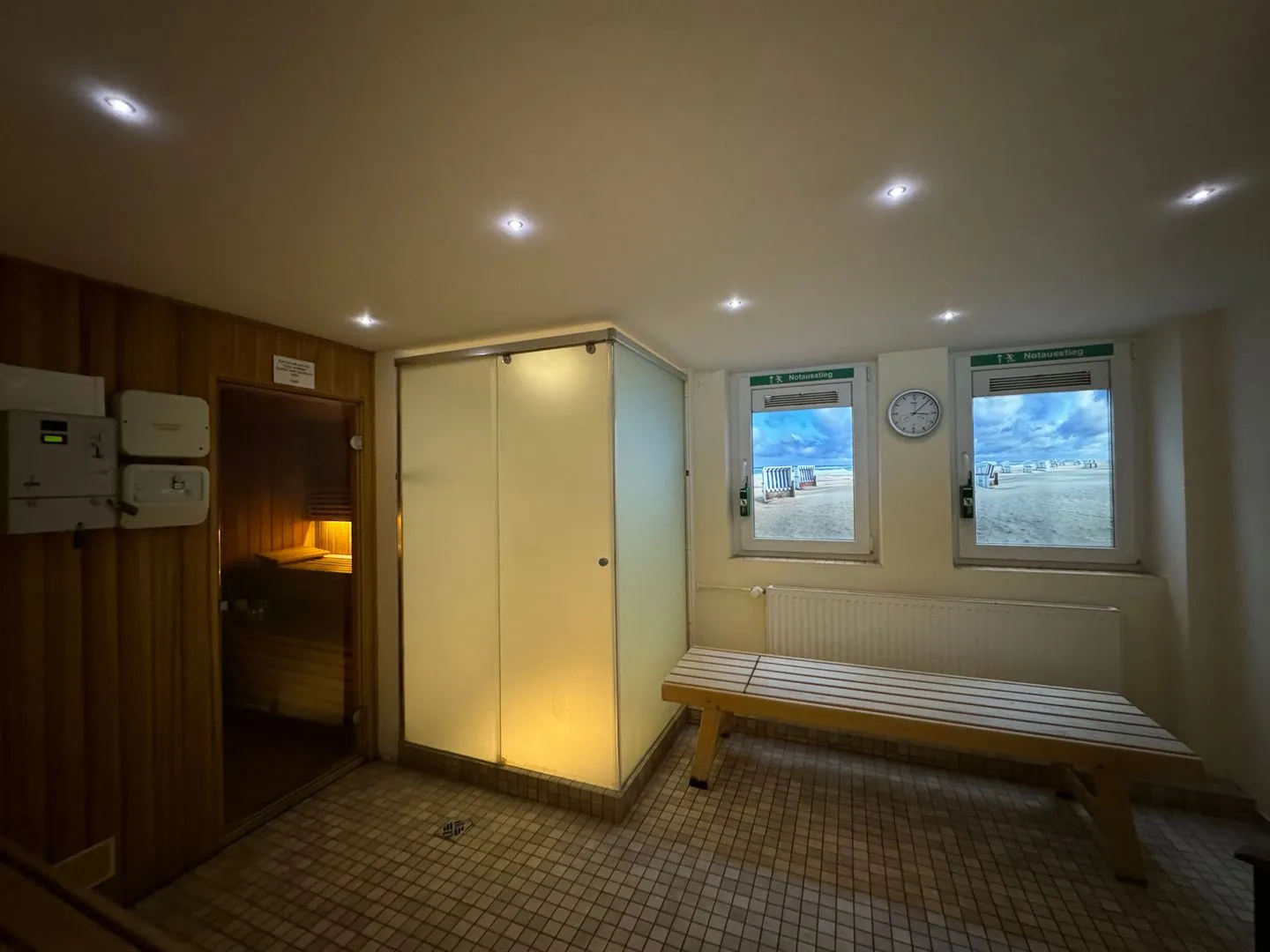 Ferienwohnung im Haus Nordland App 106 (Hund) Westerland - Sauna