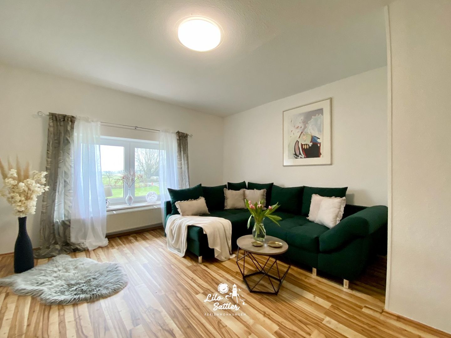 Ferienwohnung "Landtraum" Wohnzimmer