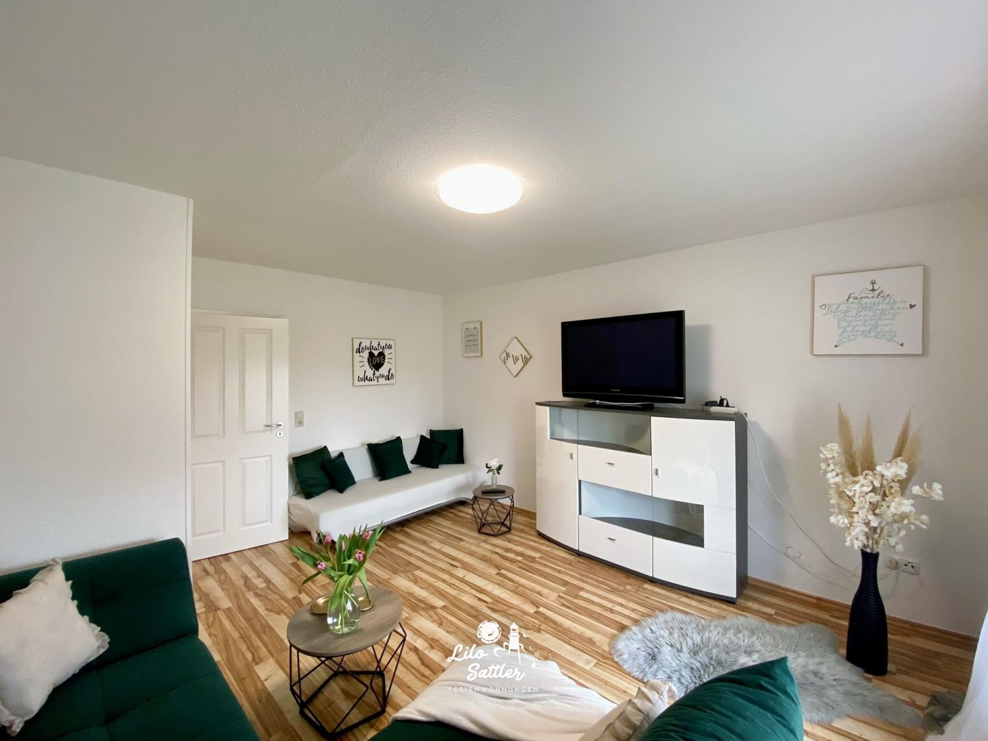 Ferienwohnung "Landtraum" Wohnzimmer