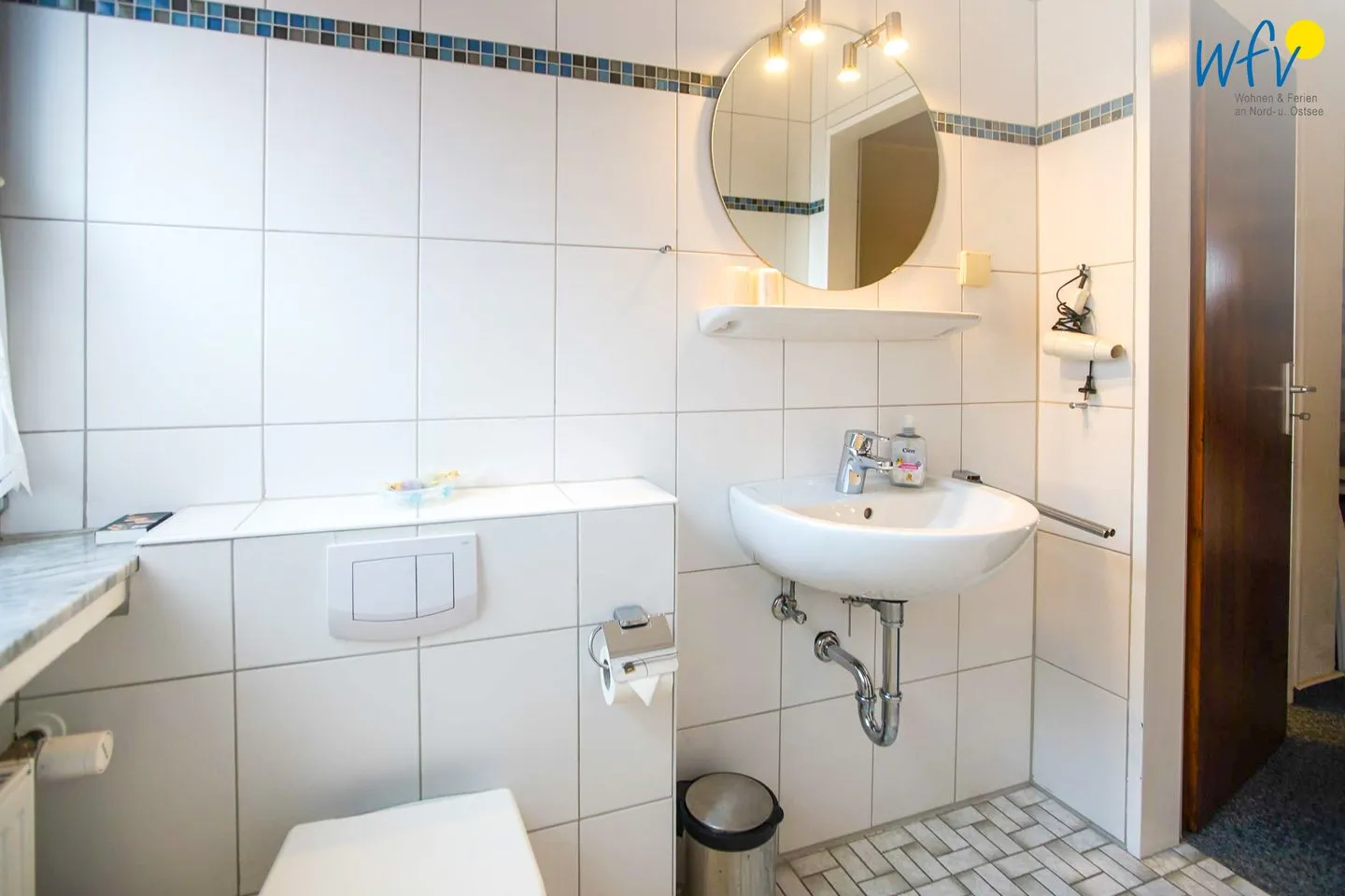 Süderhaus Ferienwohnung 9 Borkum - Badezimmer