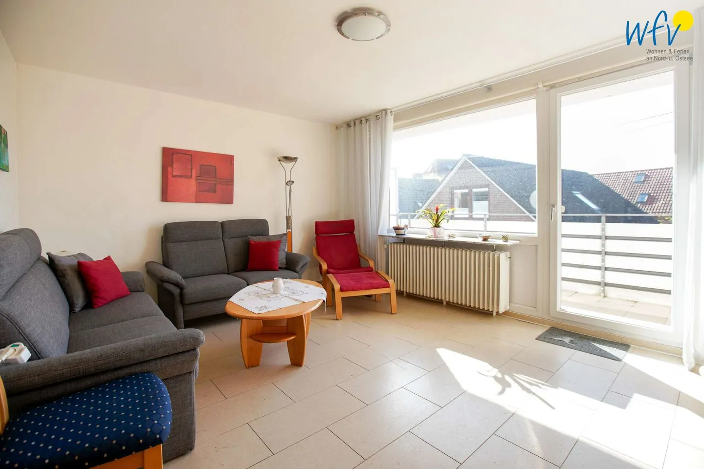 Süderhaus Ferienwohnung 9 Borkum - Wohnzimmer