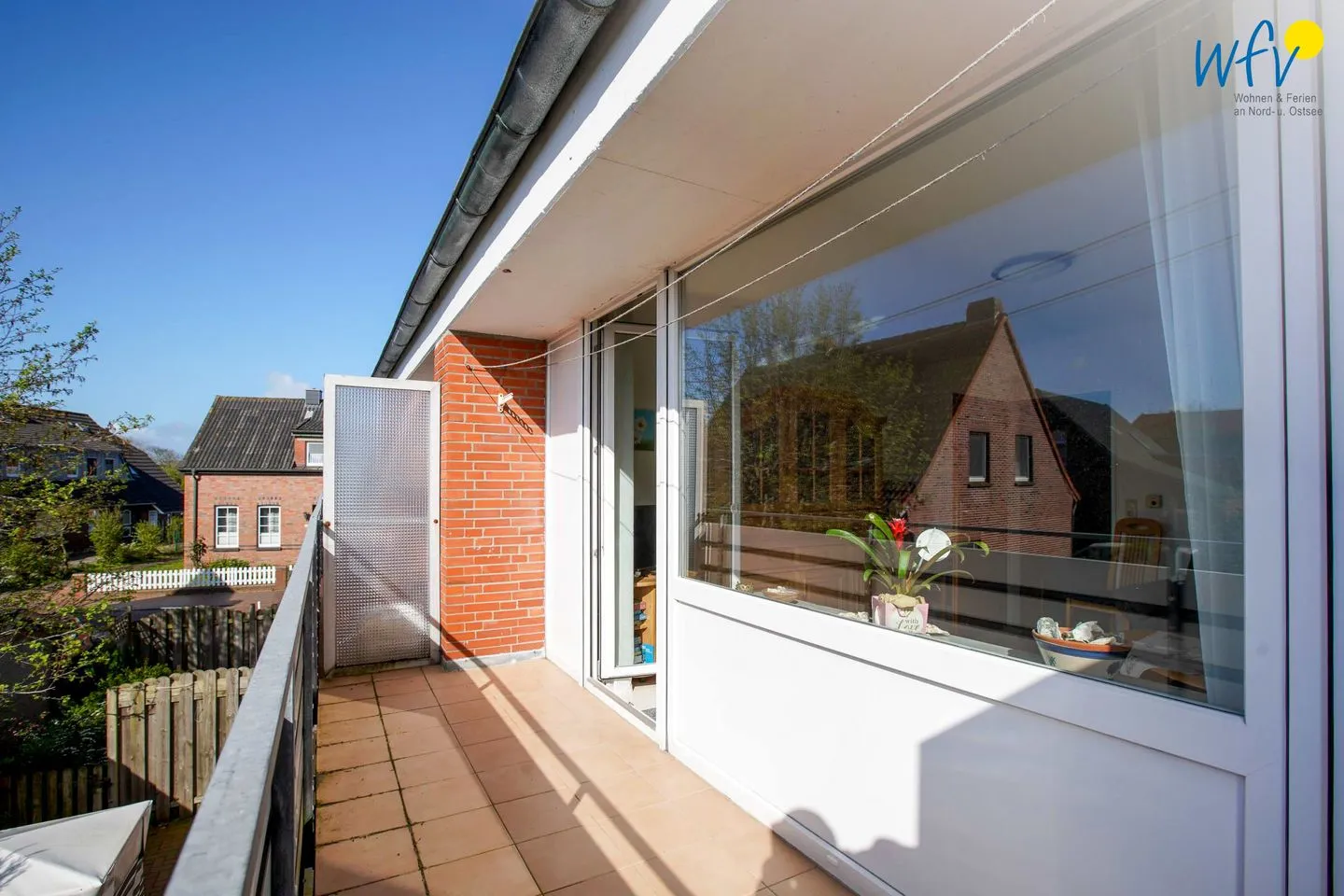 Süderhaus Ferienwohnung 9 Borkum - Balkon
