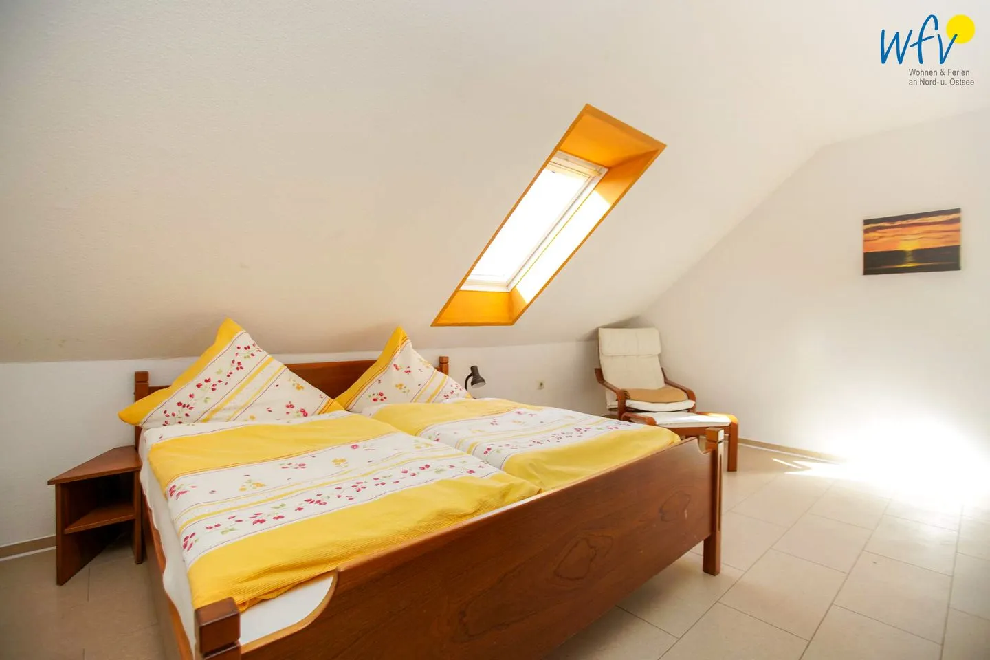Süderhaus Ferienwohnung 9 Borkum - Schlafzimmer