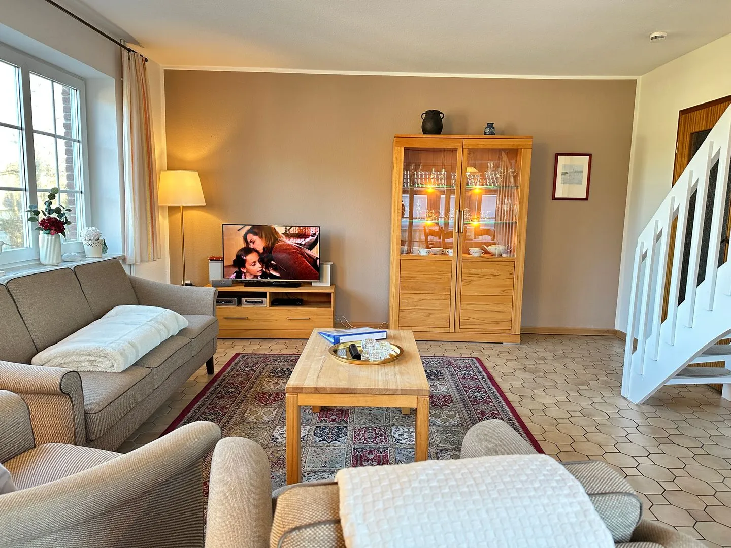 Achtern Diek App. 6 Dorf - Wohnzimmer