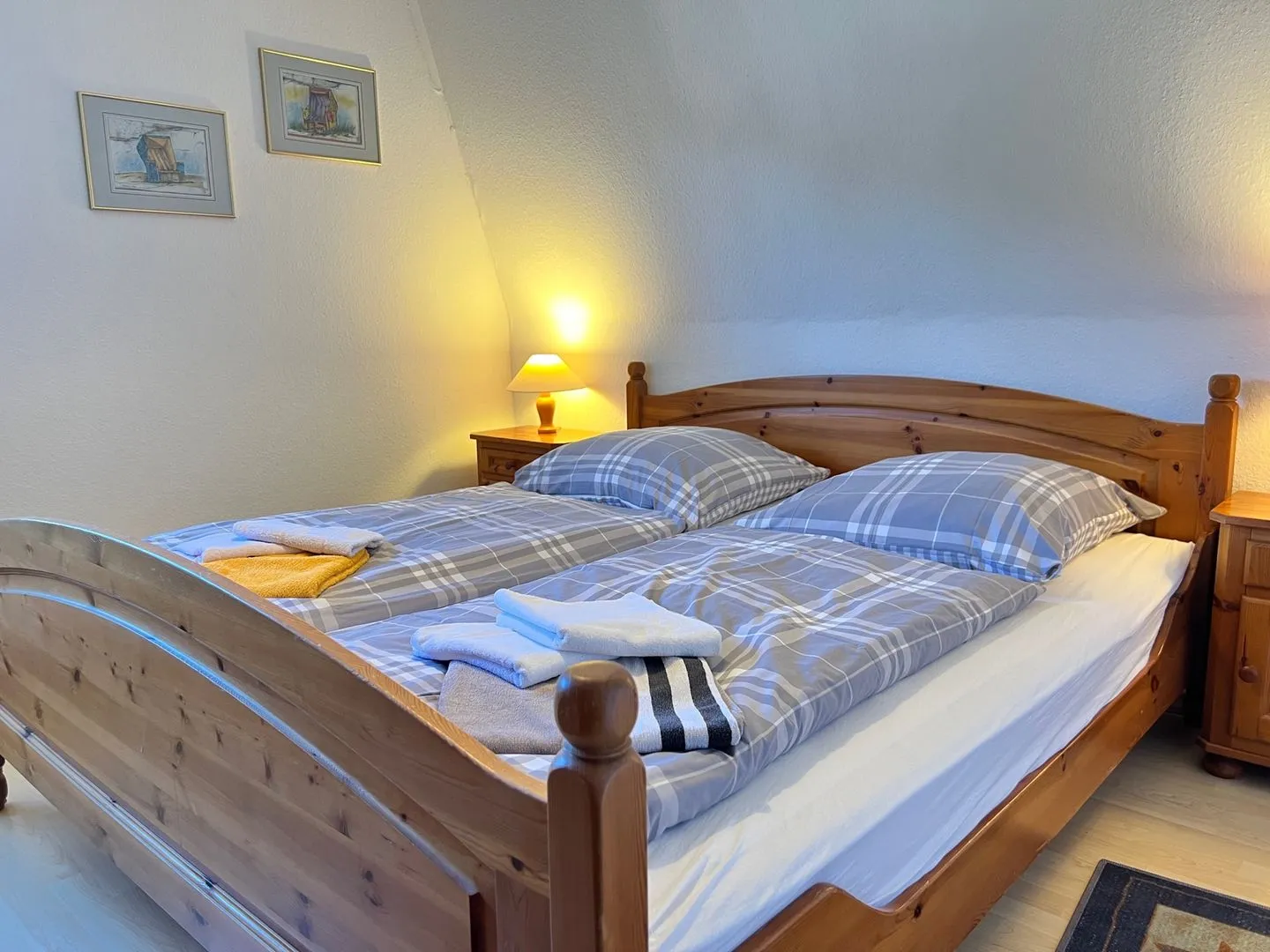 Achtern Diek App. 6 Dorf - Schlafzimmer