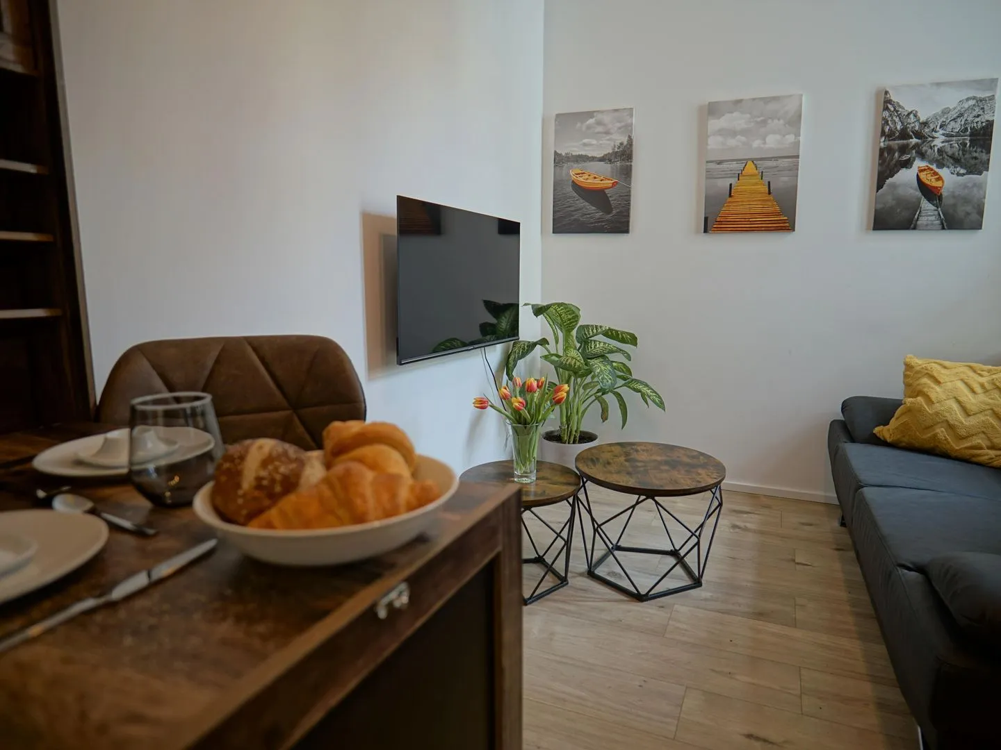 Hogulu - Haus 1, Appartement 4 Brandenburg an der Havel - Wohnzimmer