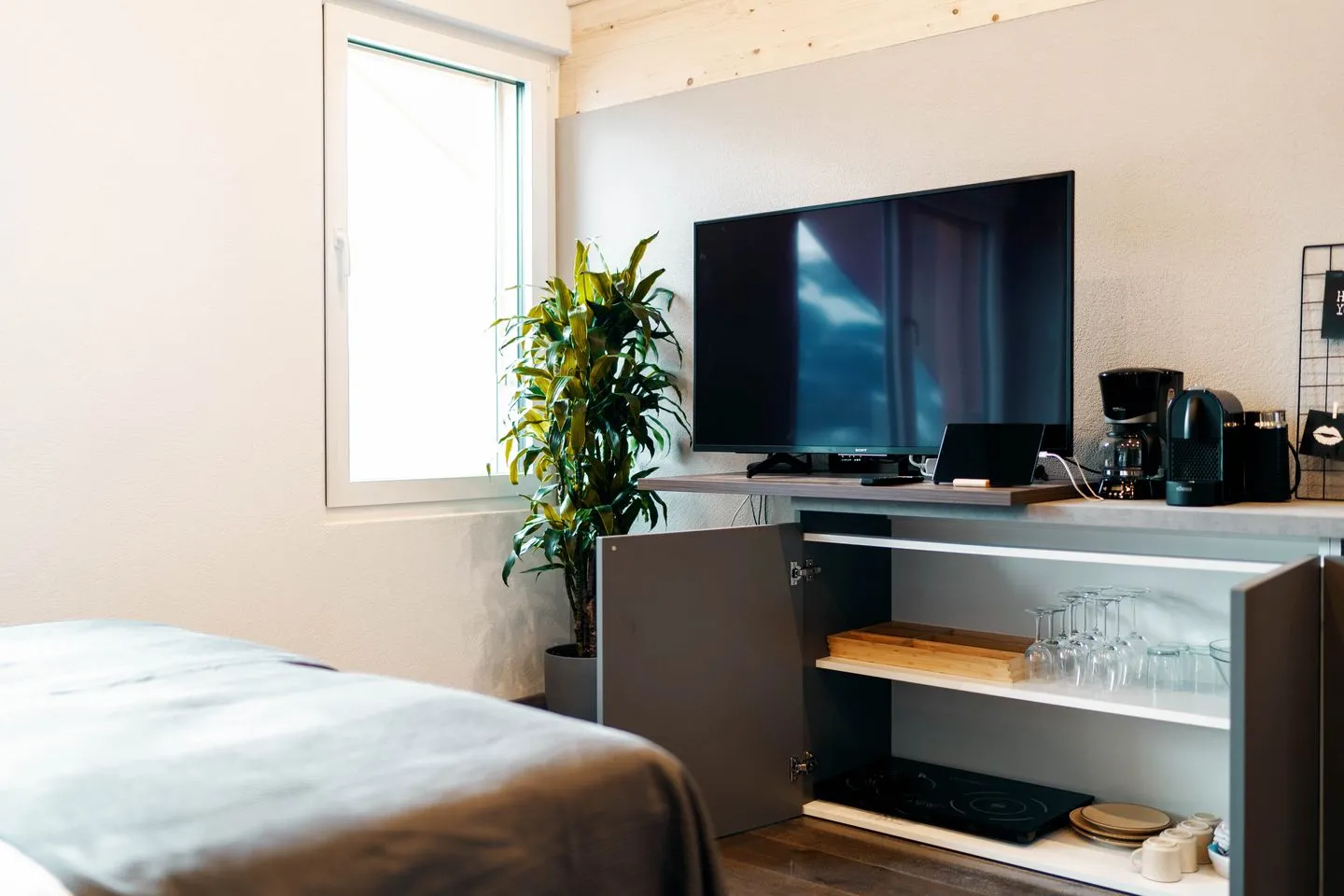 Chalet Lehni mit separatem Apartment Amden - Schlafzimmer