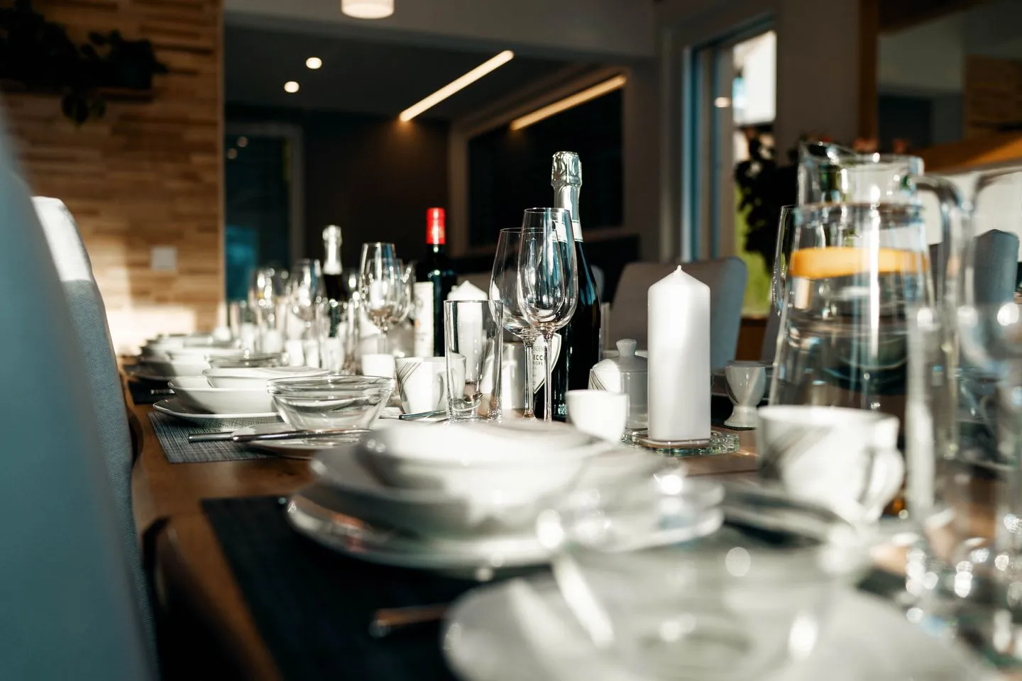 Chalet Lehni mit separatem Apartment Amden - Wohnzimmer