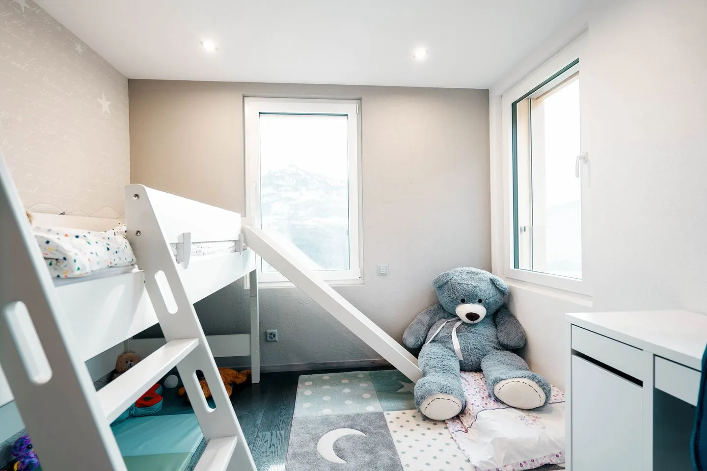 Chalet Lehni mit separatem Apartment Amden - Schlafzimmer