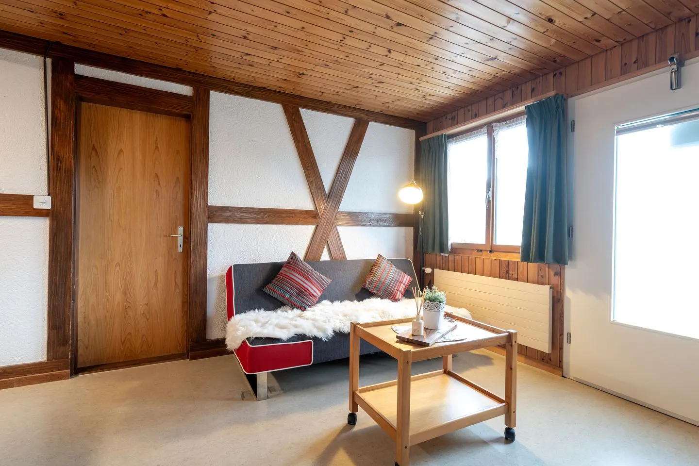 Apartment Bergdohle Amden - Wohnzimmer