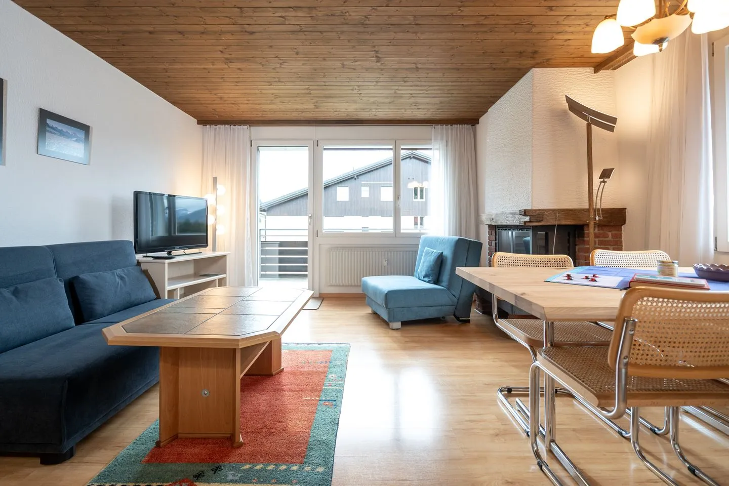 Apartment Bischofberger D22 Arvenbüel - Wohnzimmer