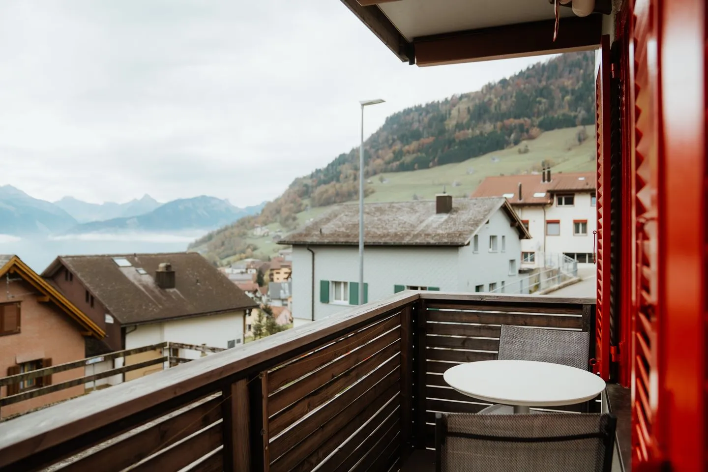 Apartment Heimathus Amden - Balcony