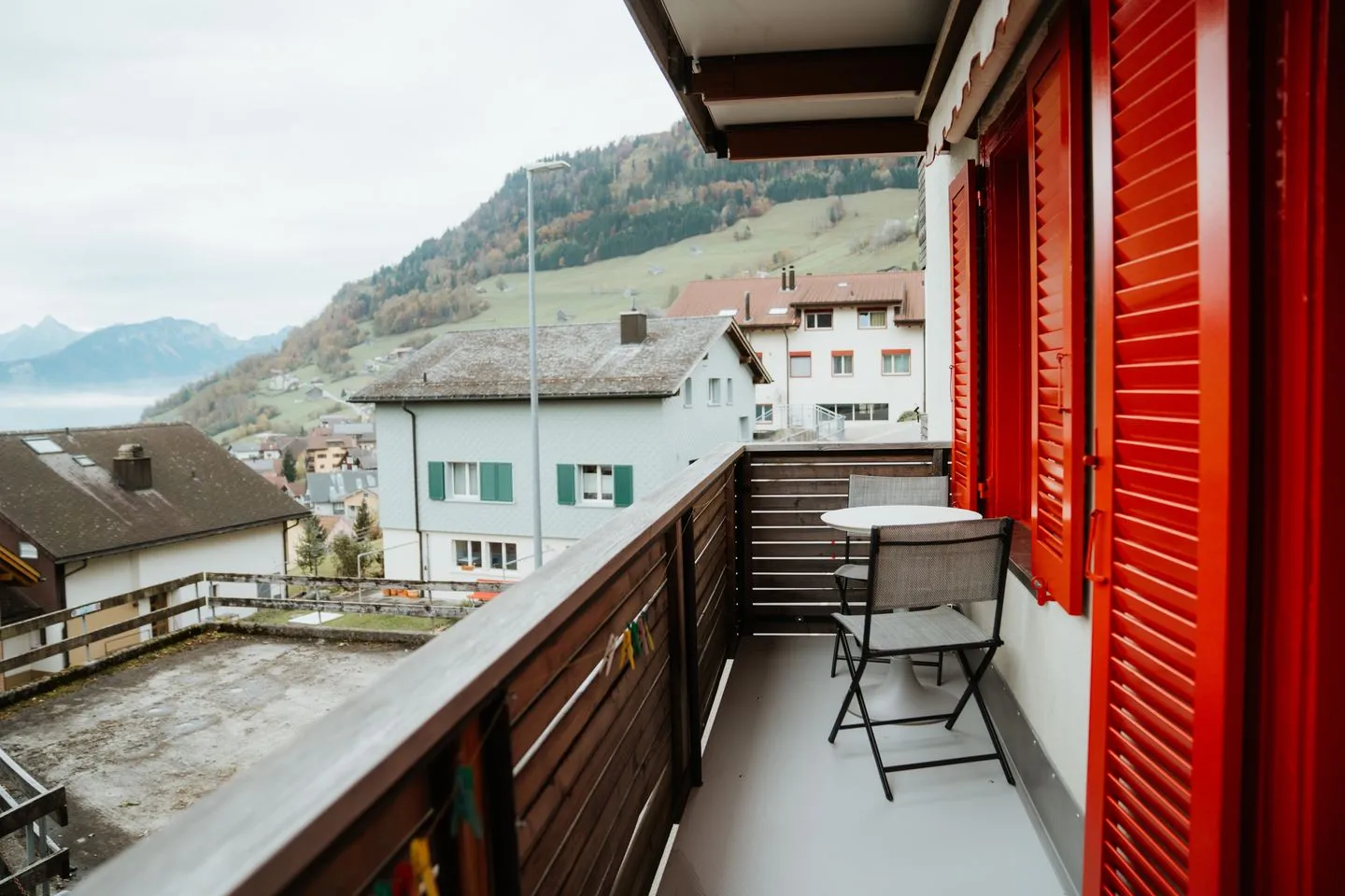 Apartment Heimathus Amden - Balcony