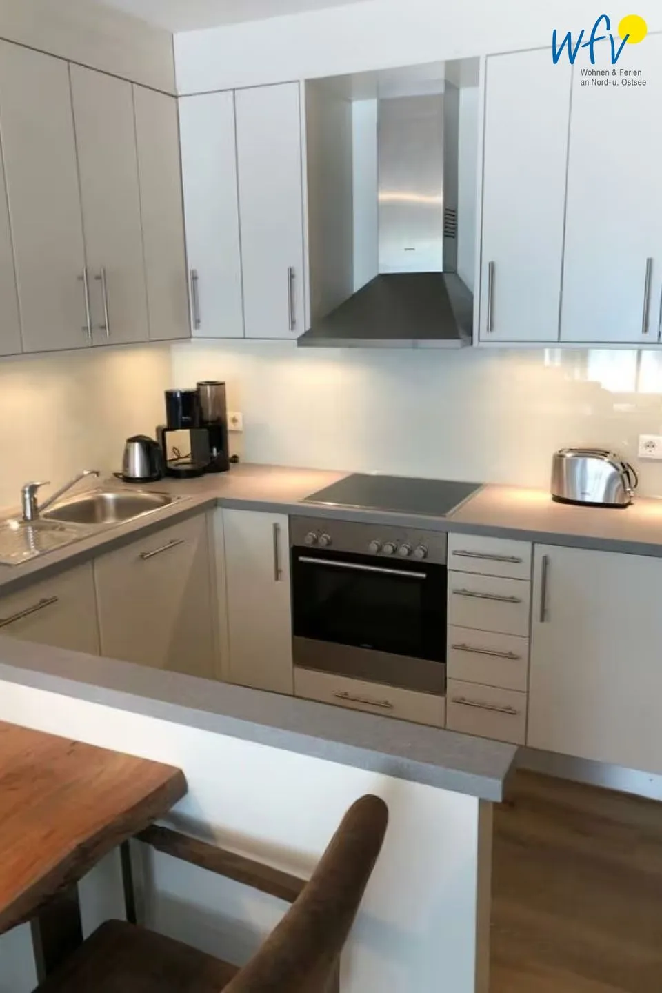Villa Verdi Ferienwohnung 1 Wangerooge - Küche / Küchenzeile