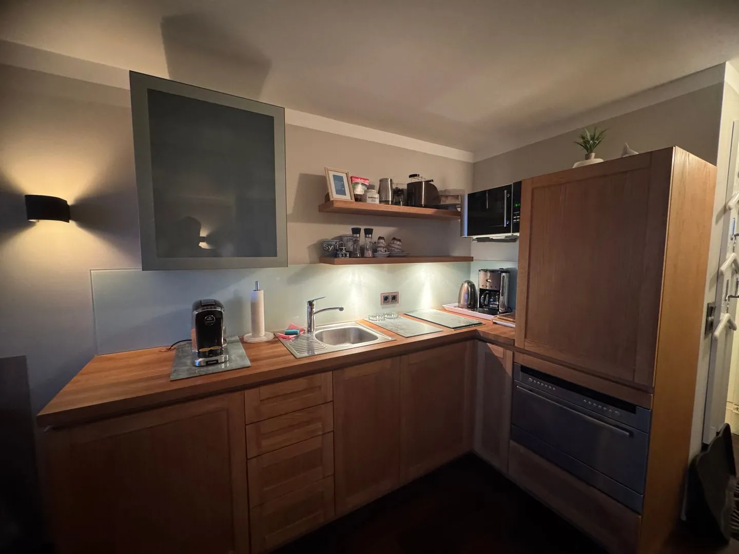 Ferienwohnung Brandenburgerstr. 11 - Dühne16 mit kleinem Meerblick Westerland - Küche / Küchenzeile