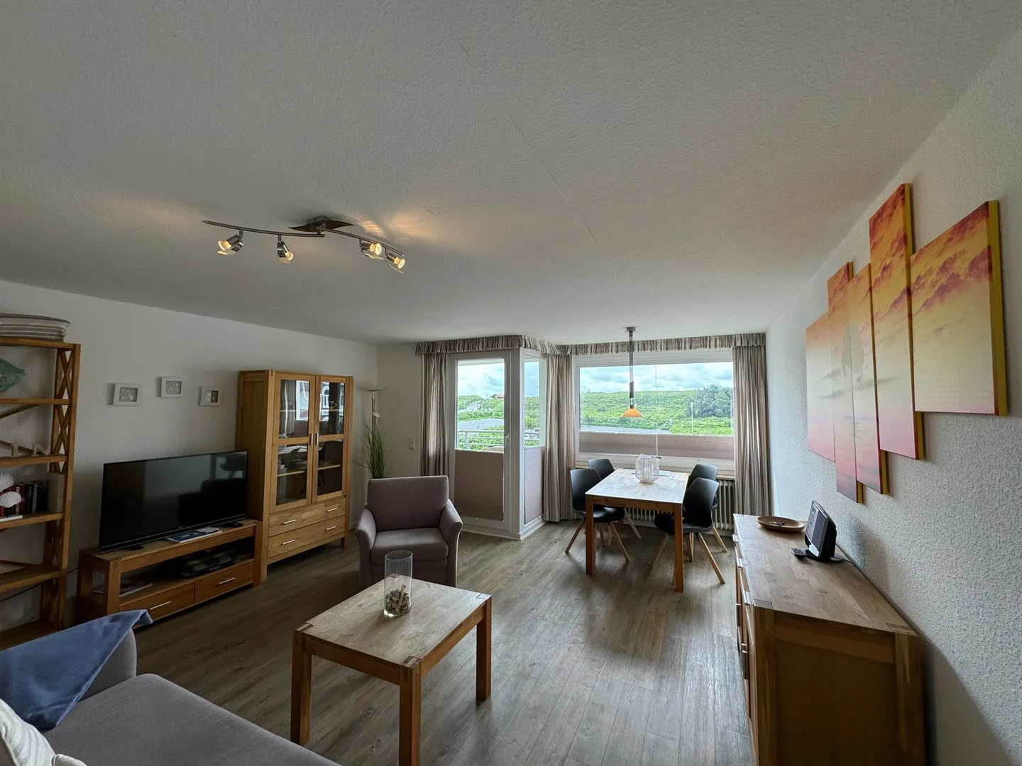 Brandenburg App. 8 Westerland - Wohnzimmer