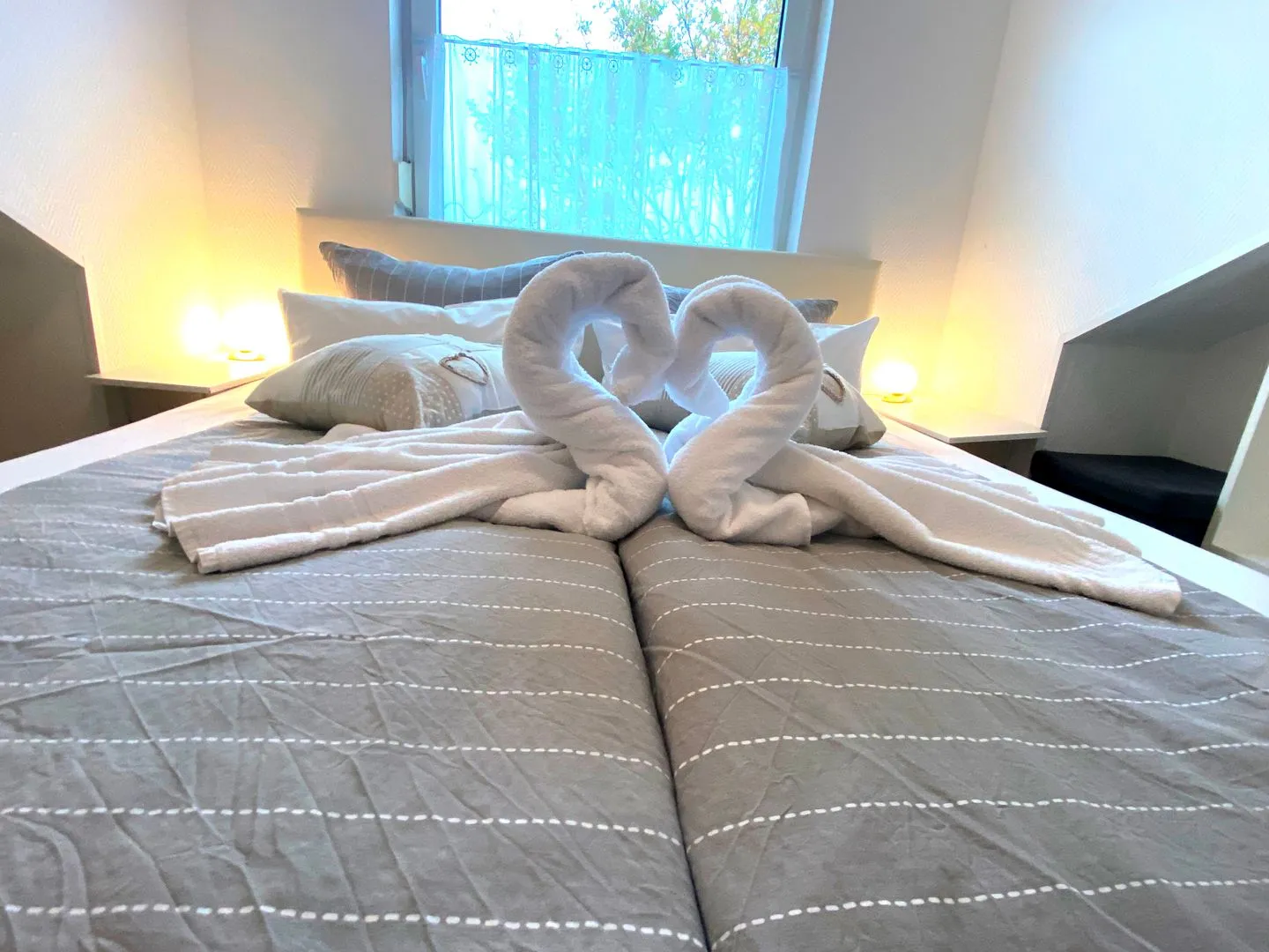Haus am Kurpark Wohnung 21 Büsum - Bett