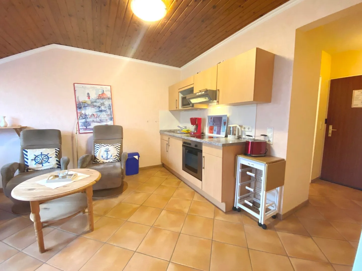 Haus am Kurpark Wohnung 24 Büsum - Wohnzimmer
