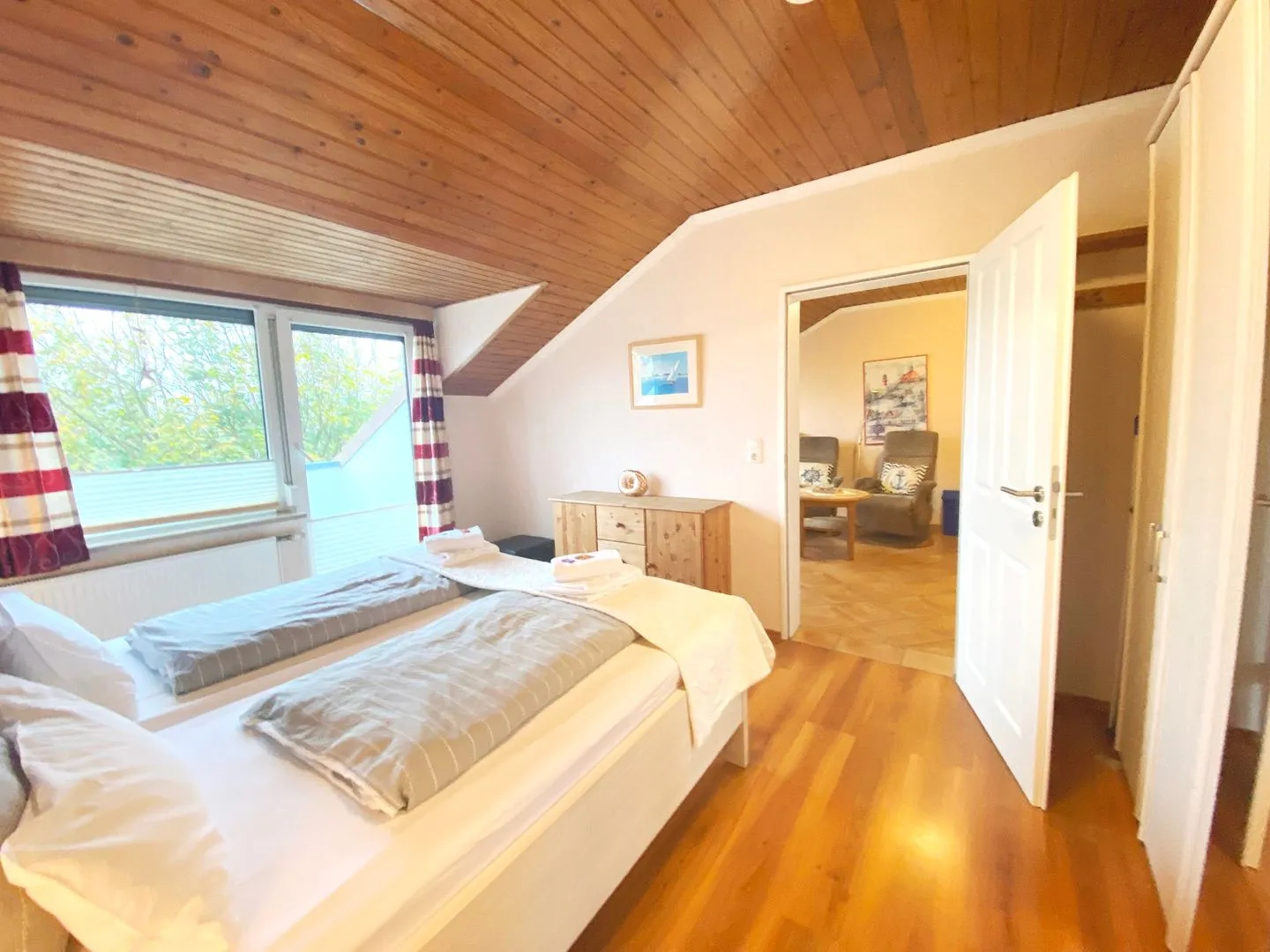 Haus am Kurpark Wohnung 24 Büsum - Schlafzimmer