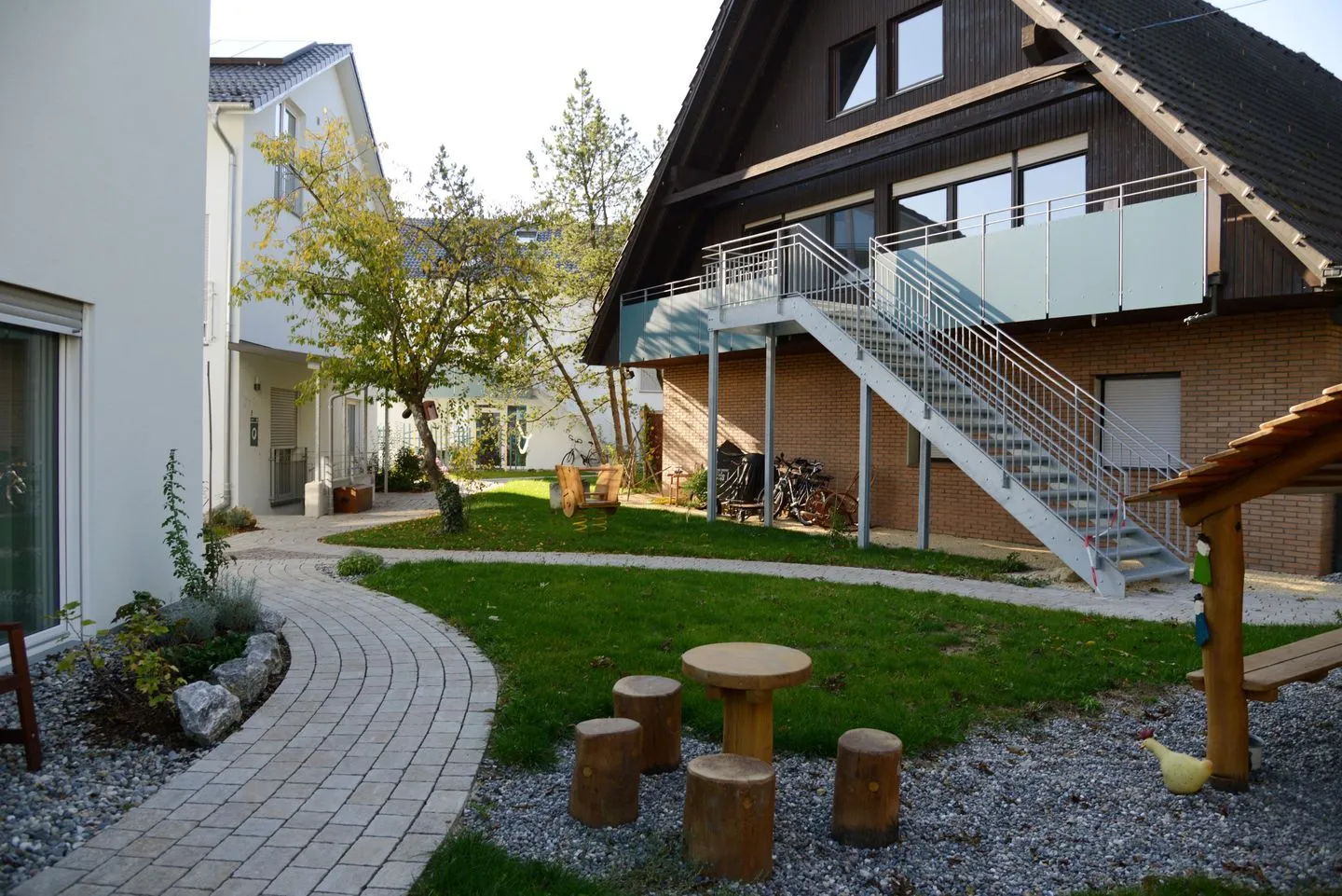 Apartment Bergblick 7/6 OG mit Balkon Bodensee - Spielanlage