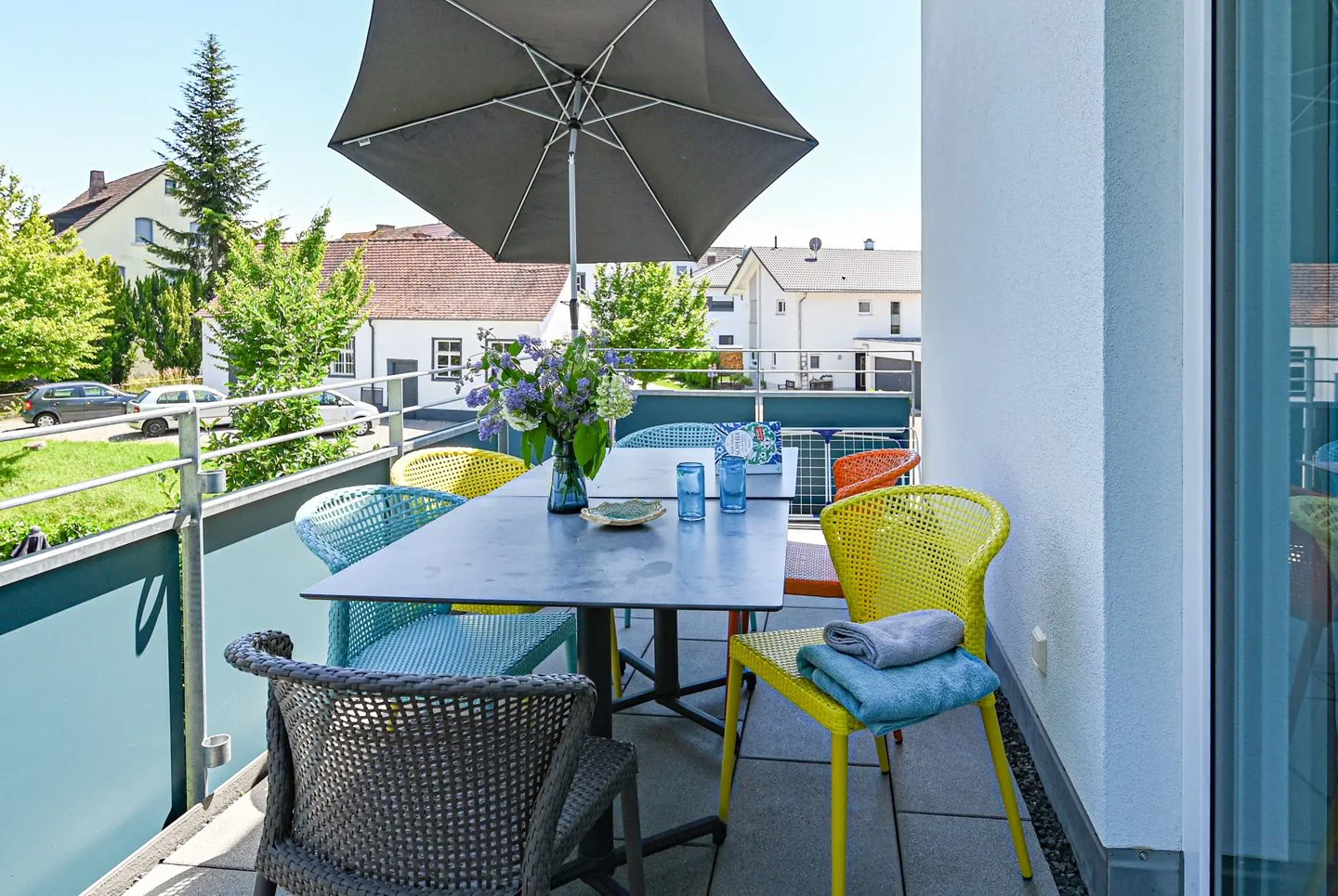 Apartment Bergblick 7/6 OG mit Balkon Bodensee - Balkon