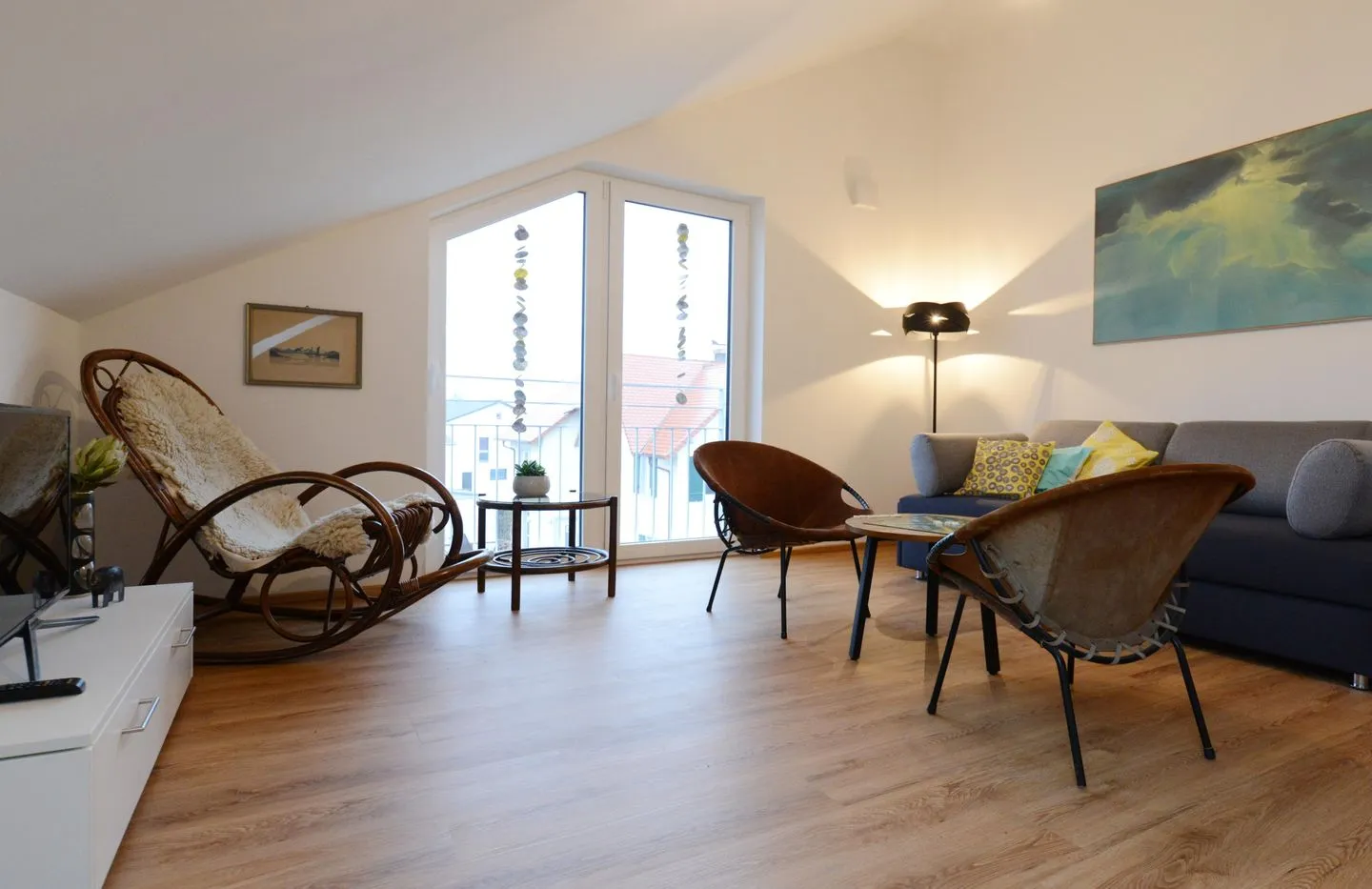 Apartment Bergblick 7/6 OG mit Balkon Bodensee - Schlafzimmer