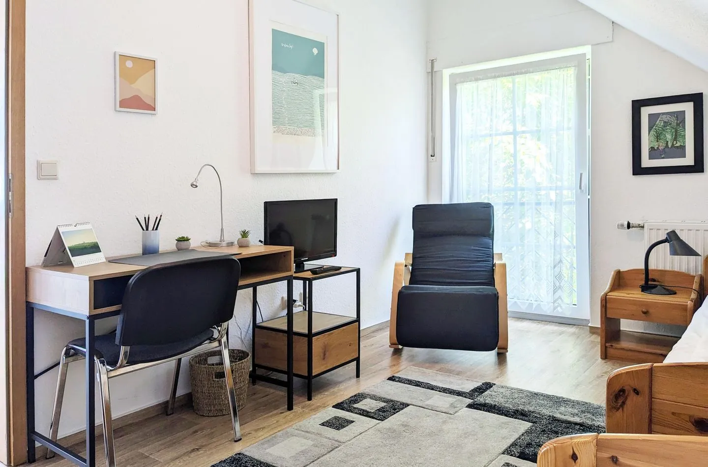 Waldblick Plauer See - Schlafzimmer