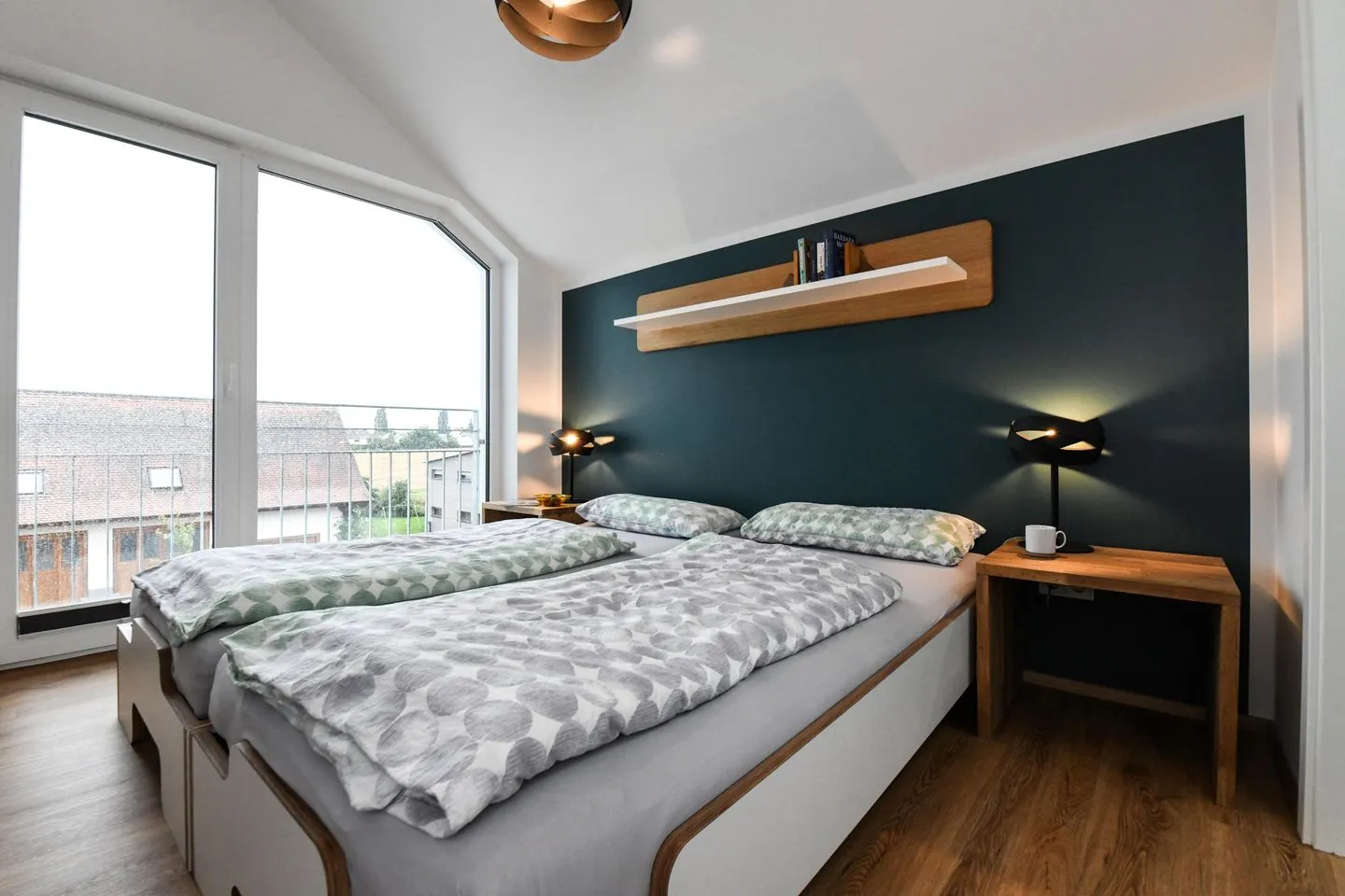 Apartment mit Balkon 7/3 OG Bodensee - Schlafzimmer
