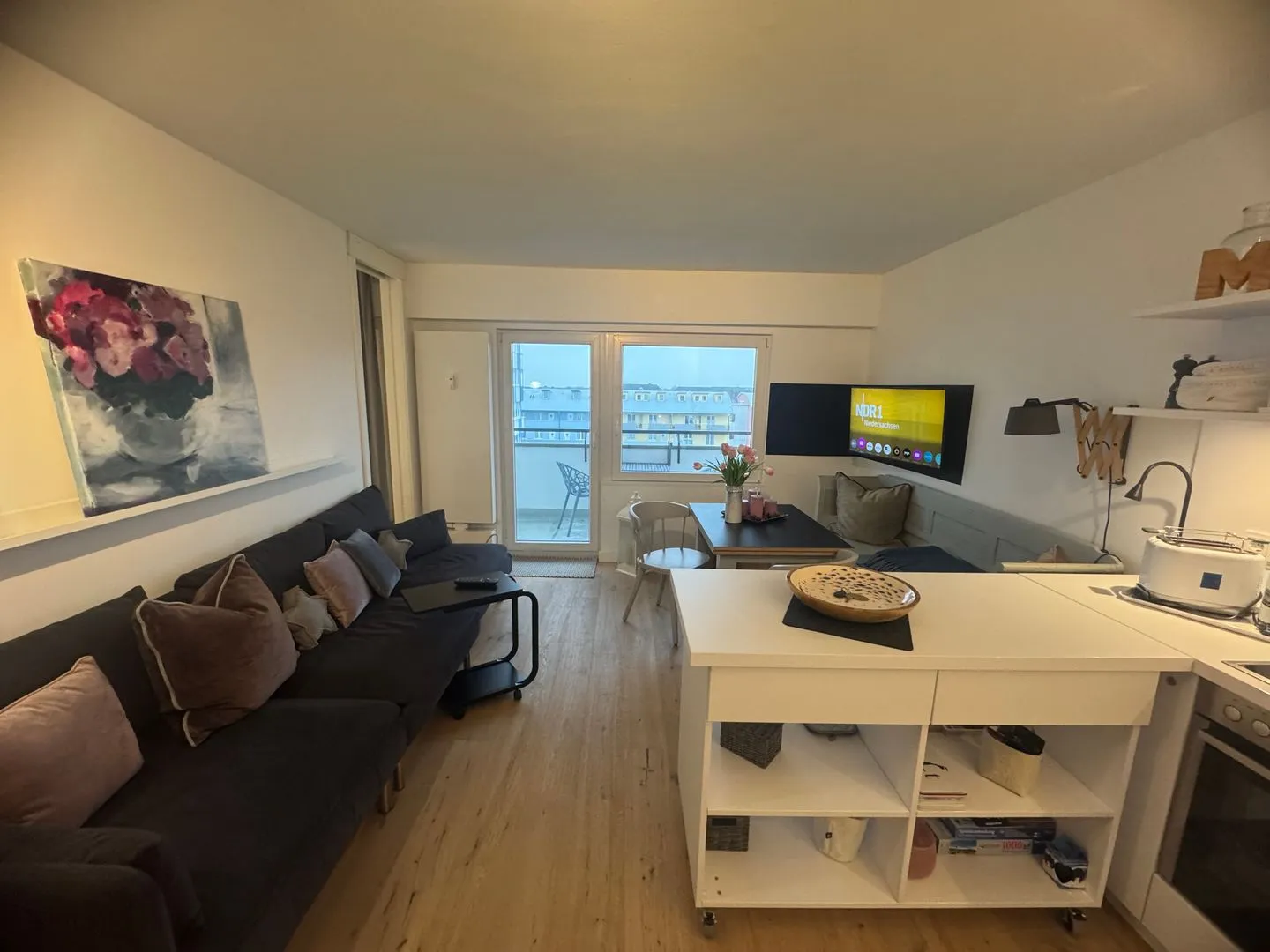 Ferienwohnung im Haus Nordland App 105 Westerland - Wohnzimmer