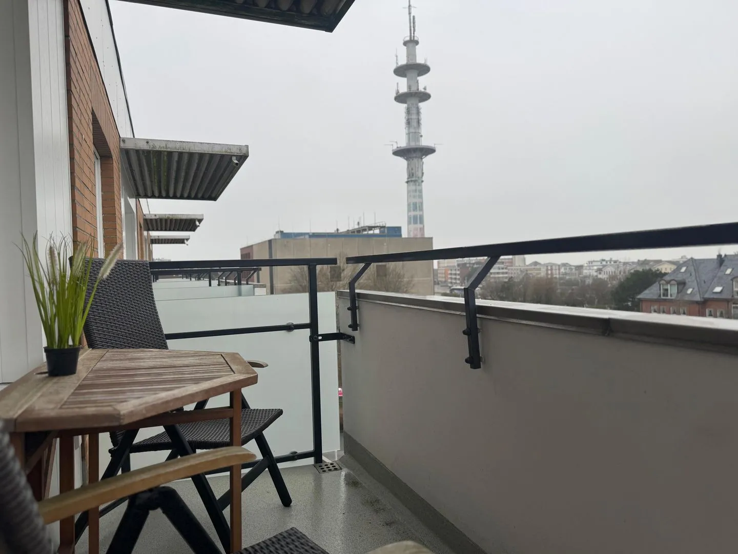 Ferienwohnung im Haus Nordland App 97 Westerland - Balkomblick nach Nord / West