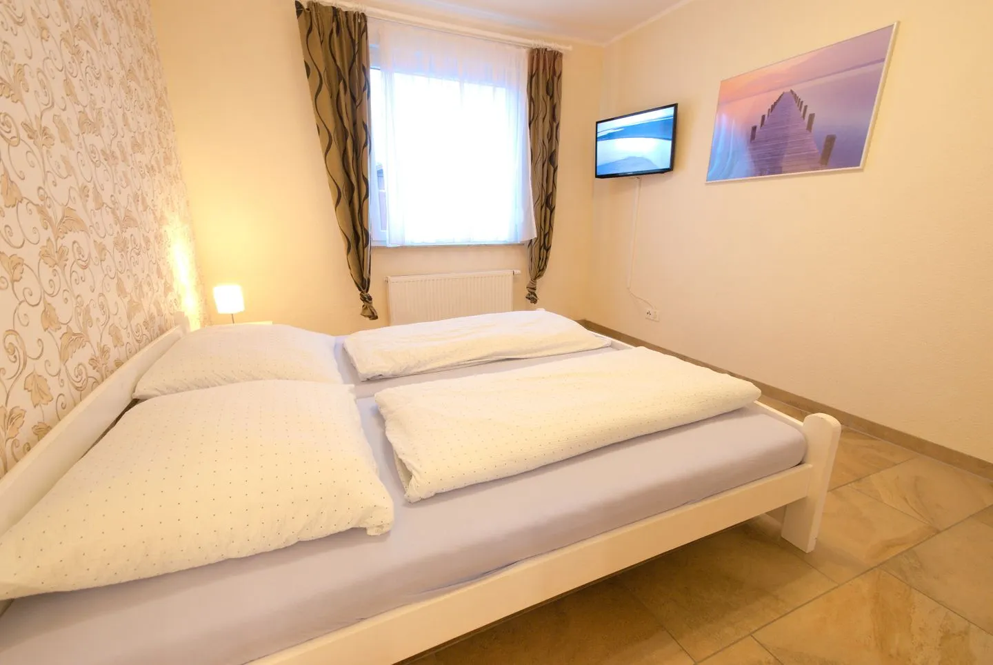 Bungalow Schott 1 Norddeich - Schlafzimmer