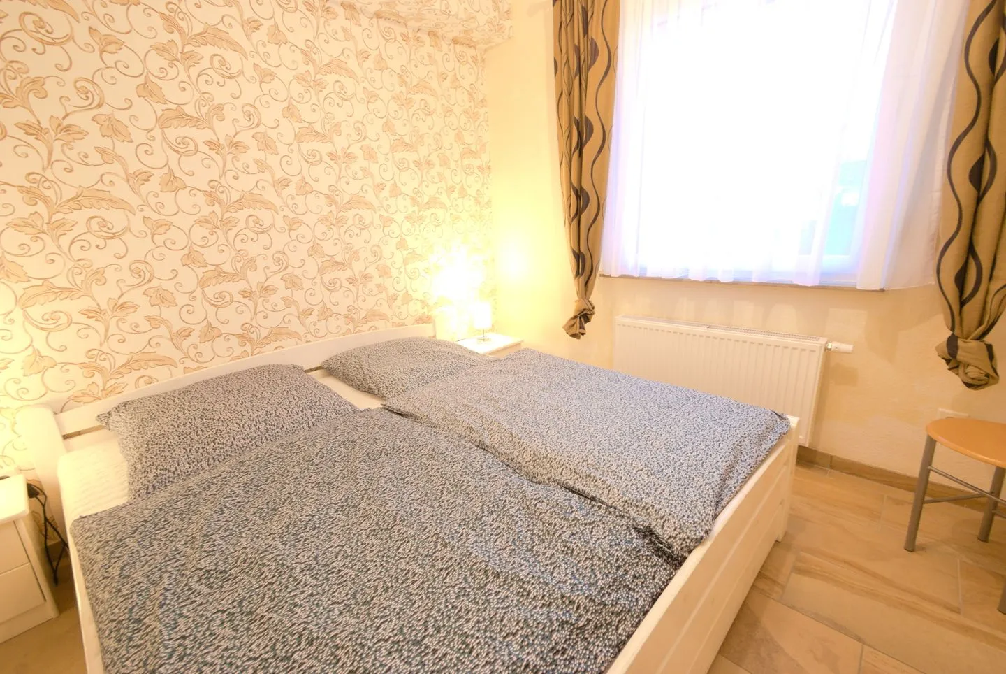 Bungalow Schott 1 Norddeich - Schlafzimmer