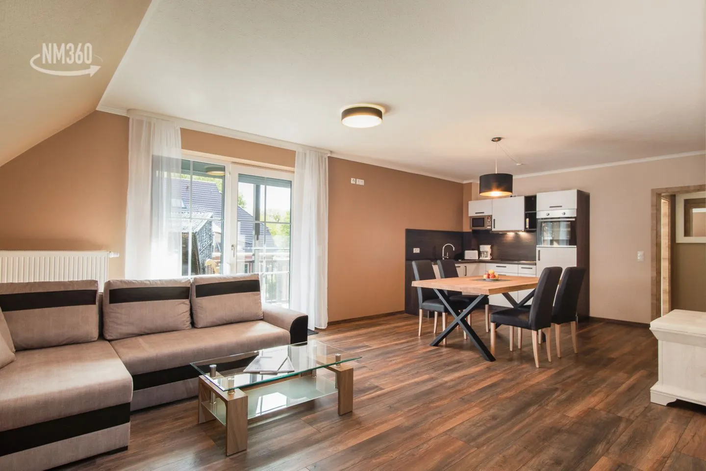 Wohnung 5 - Suite Tyr - mit großem Balkon Lobbe - Wohnzimmer