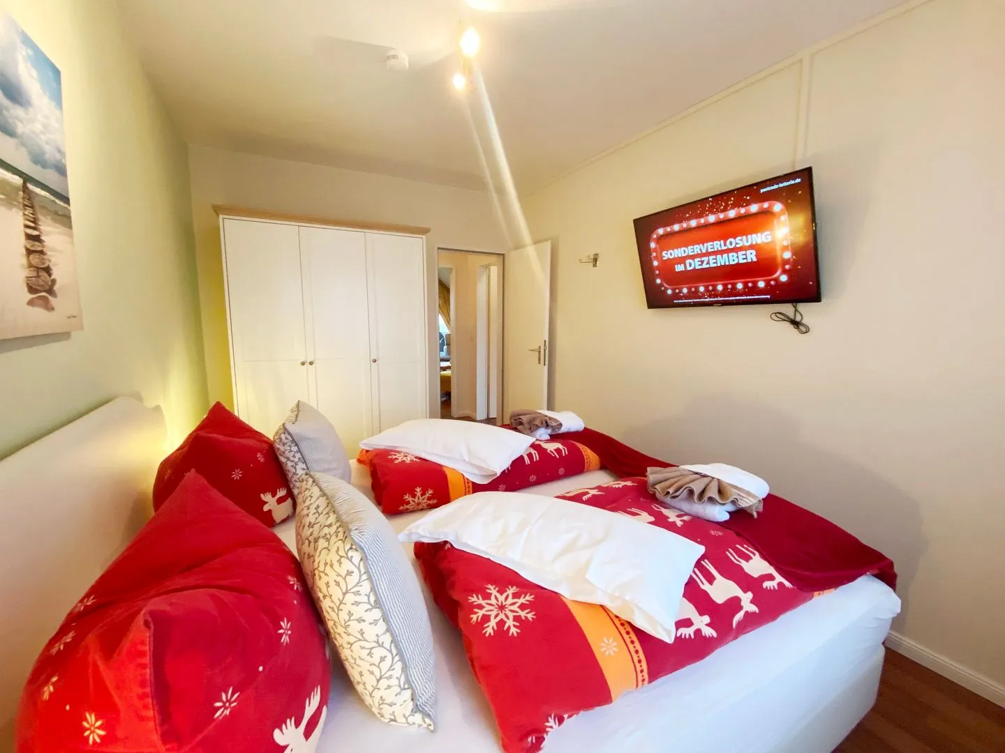 Haus Övern Diek Wohnung 5 Büsum - Schlafzimmer
