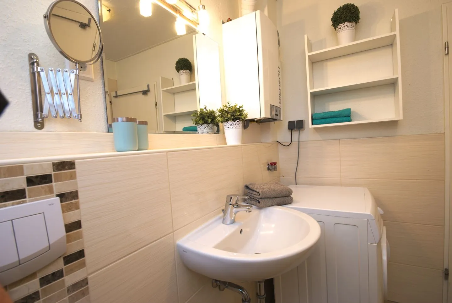 Bungalow Schott 2 Norddeich - Badezimmer