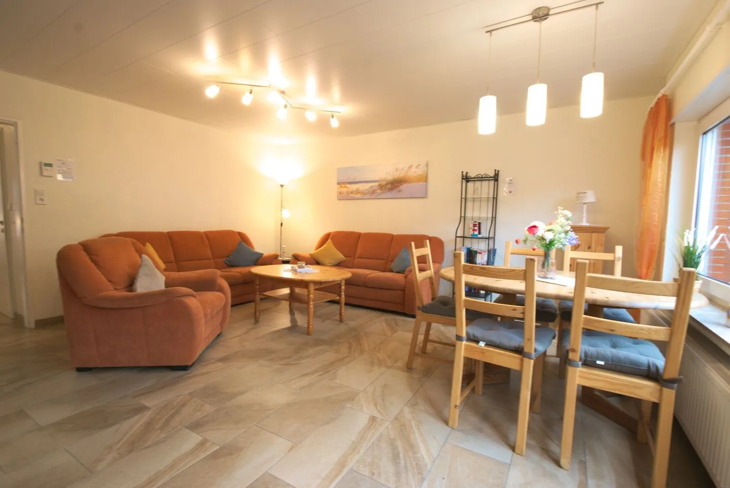 Bungalow Schott 2 Norddeich - Wohnzimmer