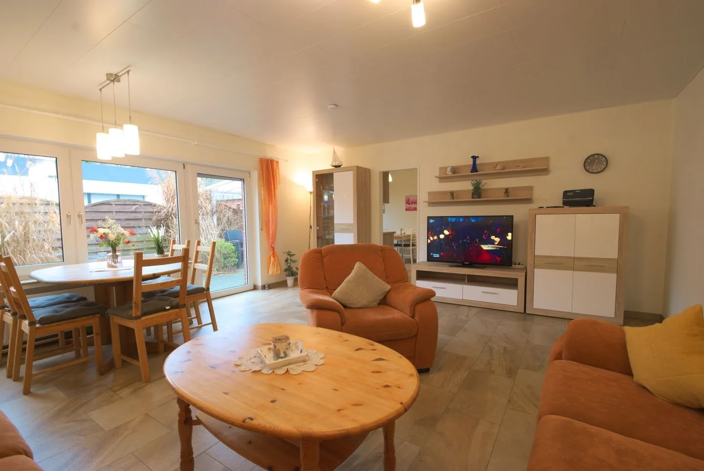 Bungalow Schott 2 Norddeich - Wohnzimmer