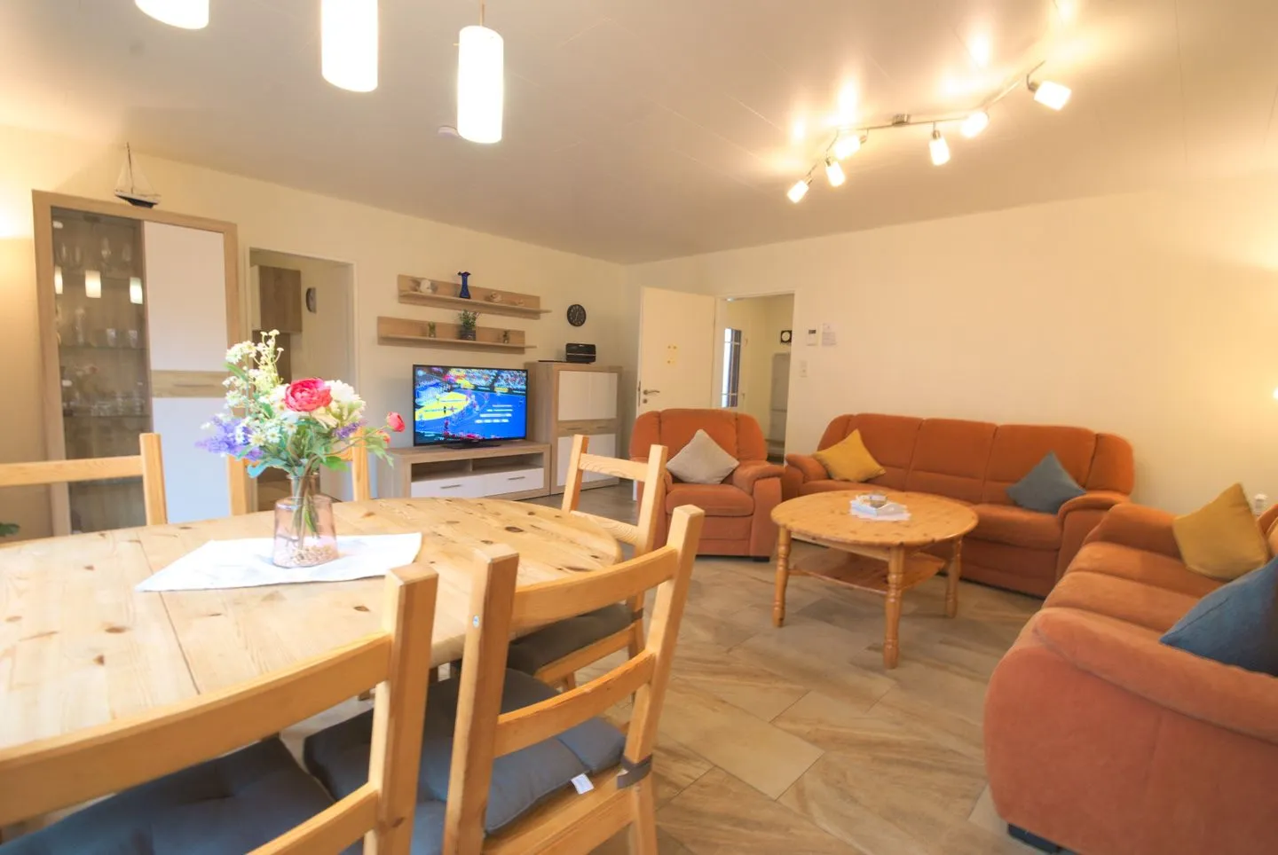 Bungalow Schott 2 Norddeich - Wohnzimmer
