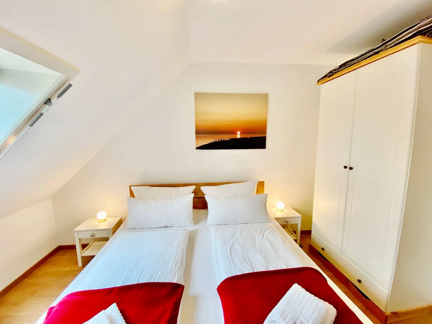Haus Dithmarschen Wohnung 11 Büsum - Schlafzimmer