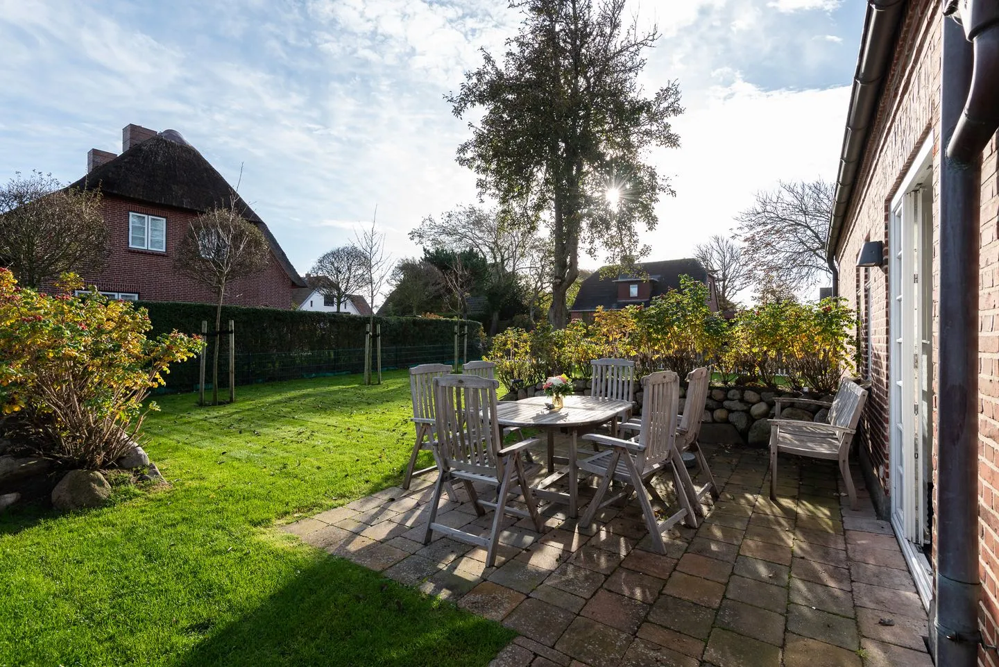 Haus Borelör, Whg. 1 Westerland - Terrasse