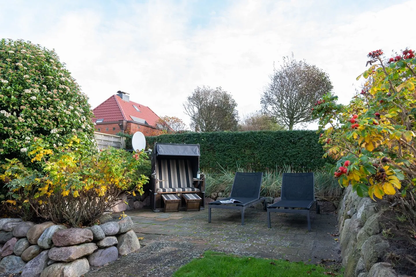 Haus Borelör, Whg. 1 Westerland - Terrasse